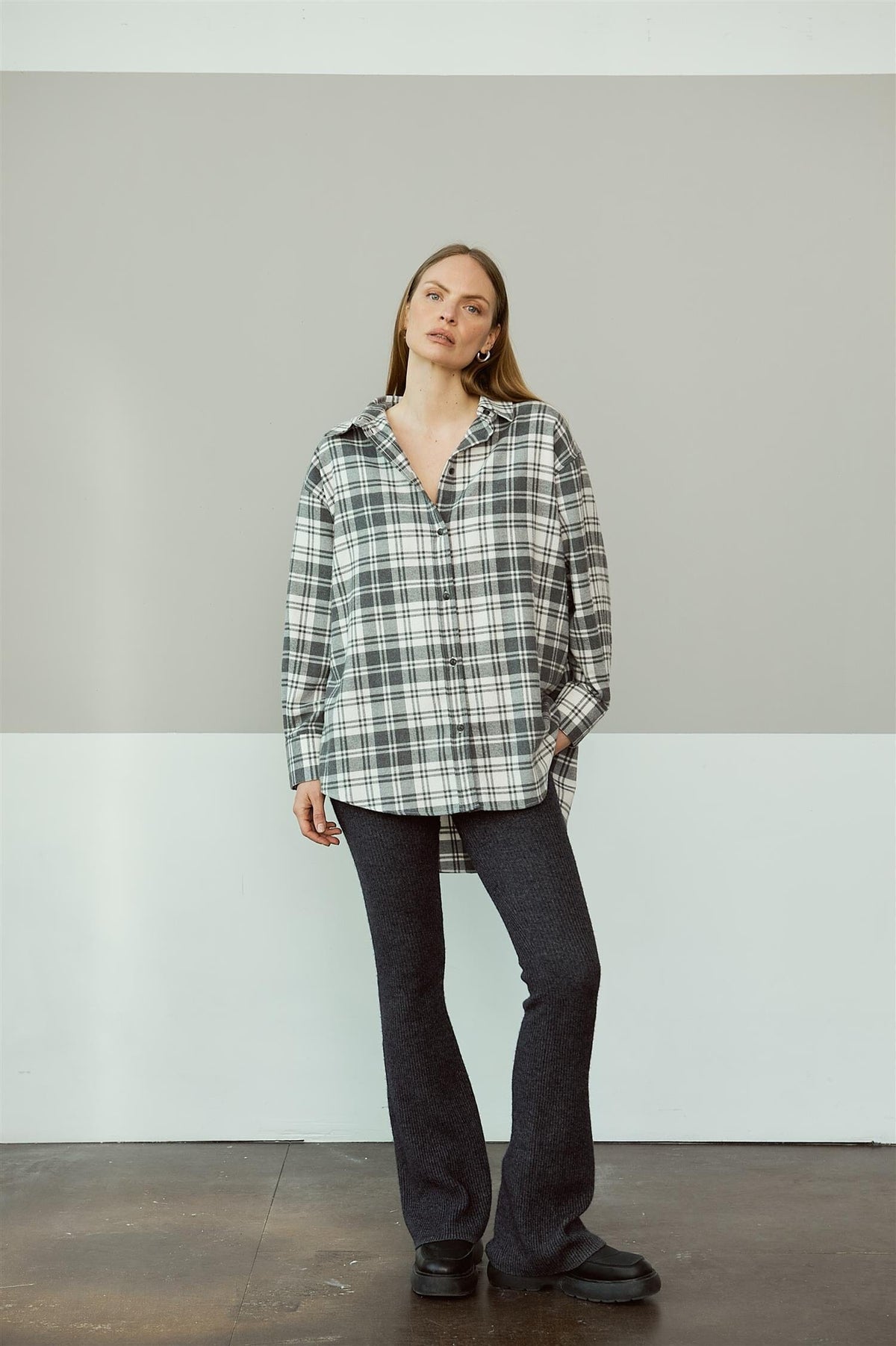 ArnieSays: Casey Soft Plaids Grey Combo Skjorte