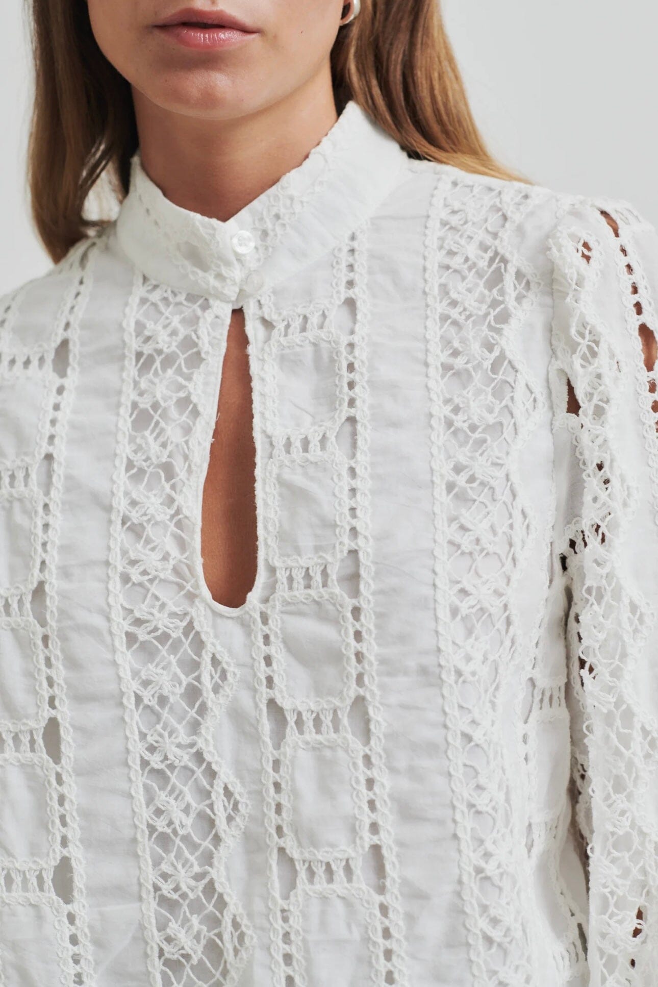 Second Female Milina Blouse Coconut Milk Bluse