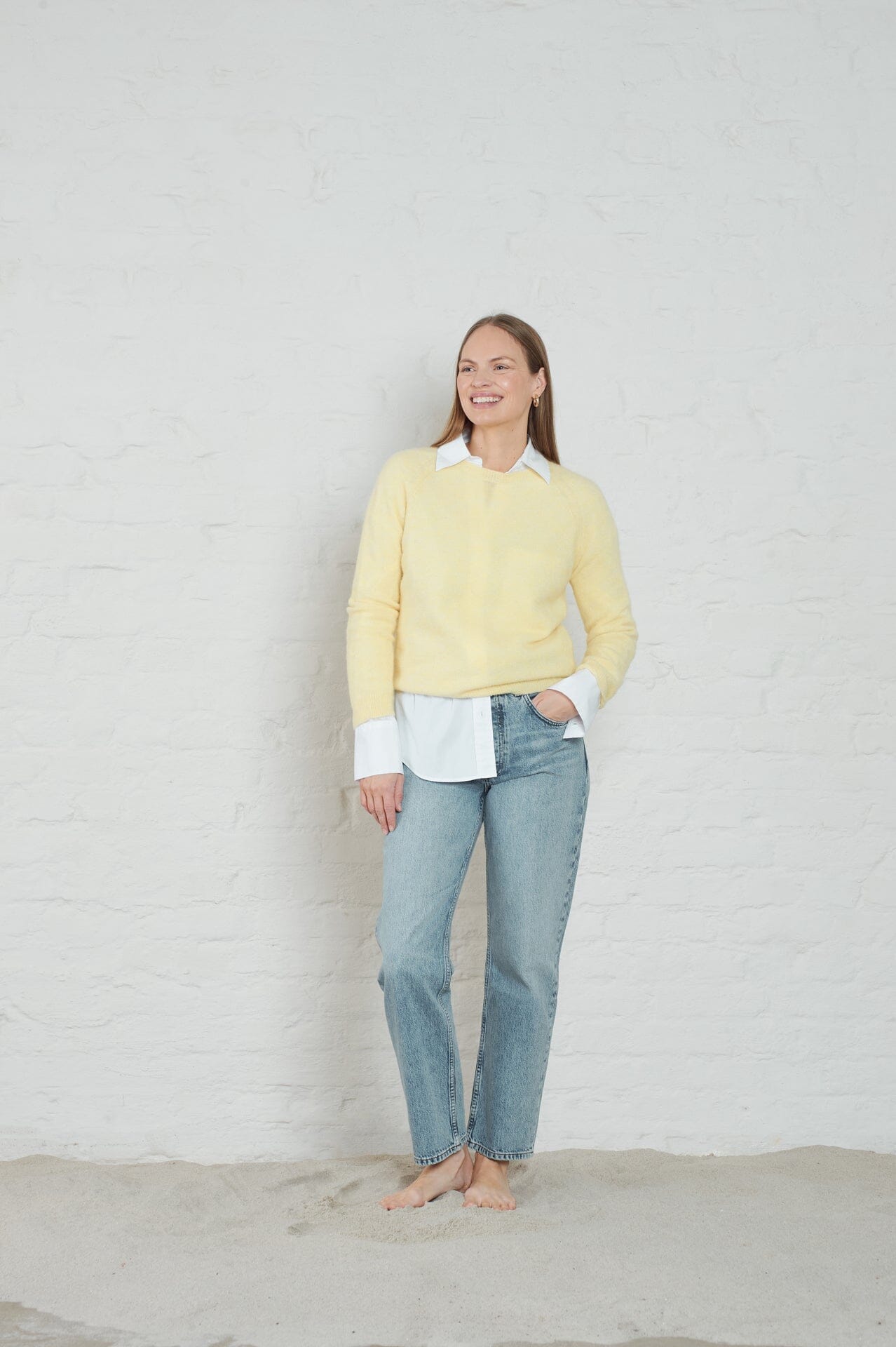 ArnieSays: Fiona Summer Lt Yellow Genser