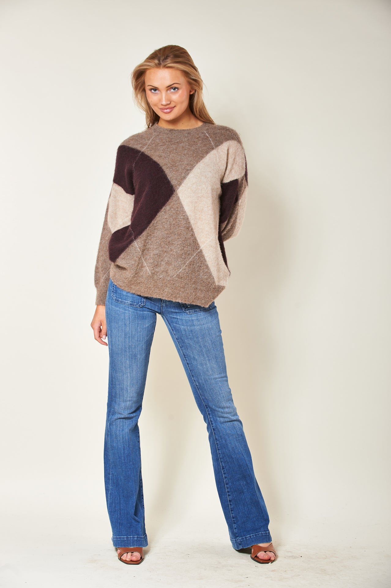 Kayne Argyle Brown Melange Combo