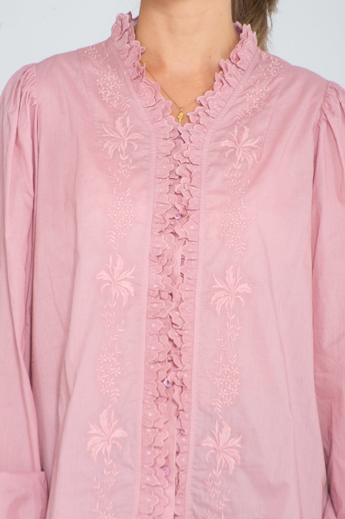 Pia Tjelta Olivia Dusty Pink Bluse