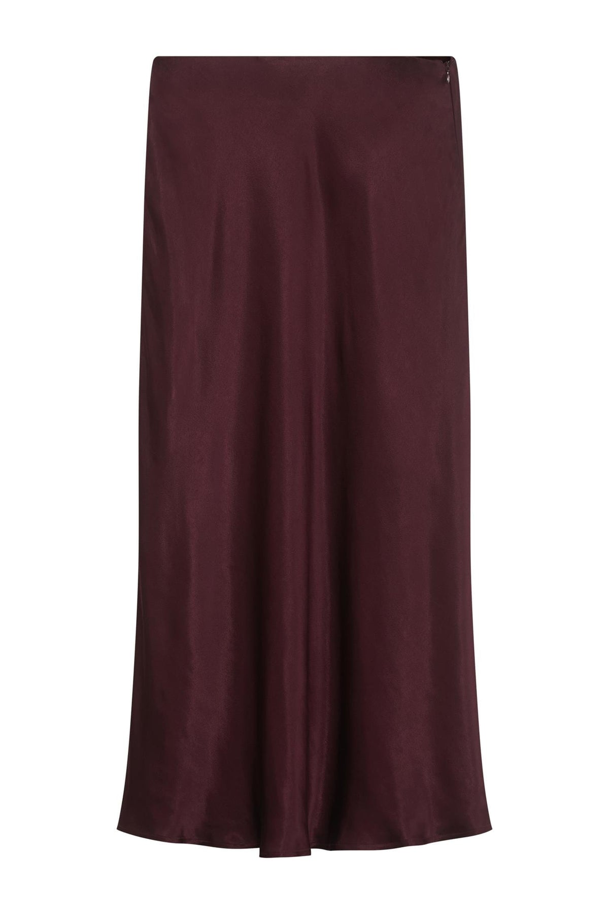 ArnieSays: EMERSON Satin Burgundy Skjørt