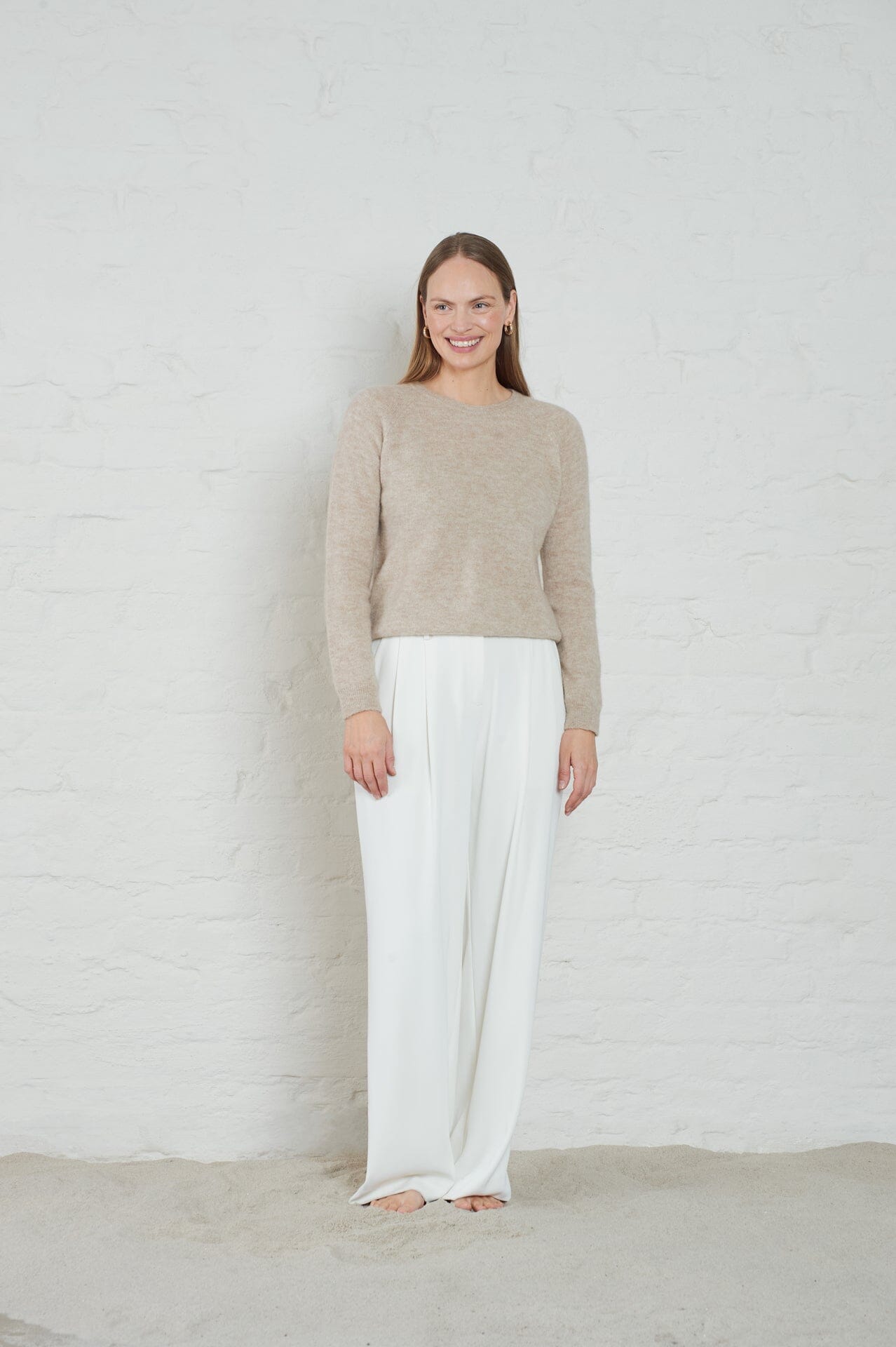 ArnieSays: Fiona Summer Lt Beige Melange Genser