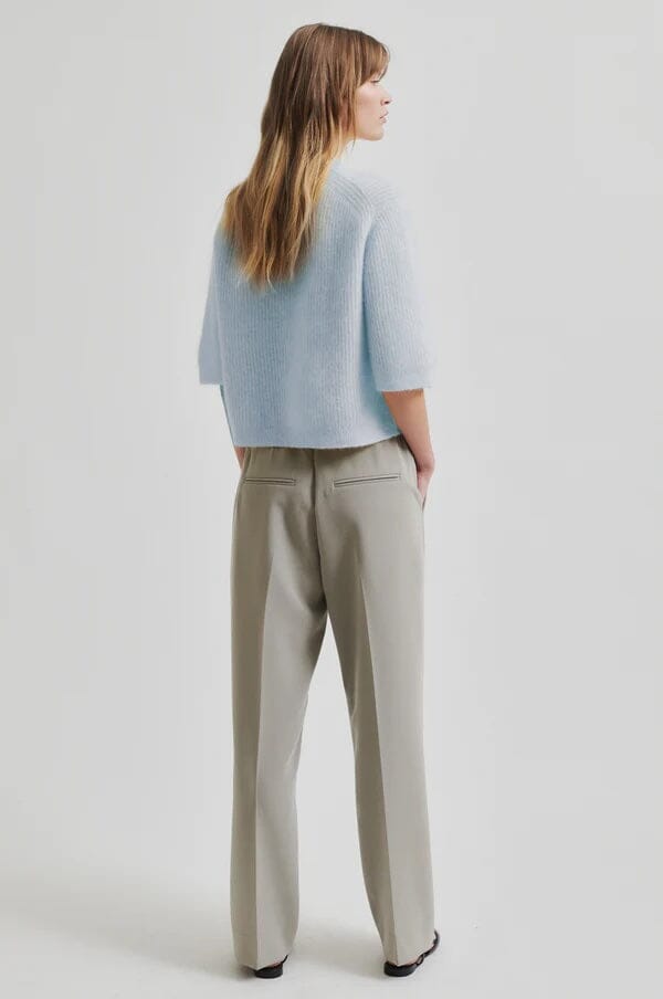 Second Female Andria Knit Cardigan Skywriting Genser