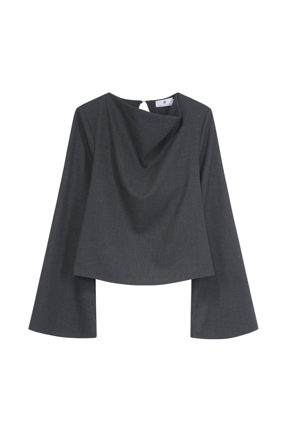 ArnieSays: Ivey Rayon Blend Dk Grey Melange Topp