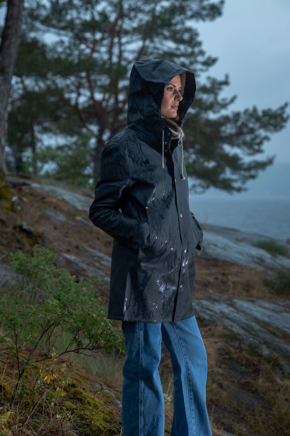 Stutterheim Stockholm Charcoal Ytterplagg