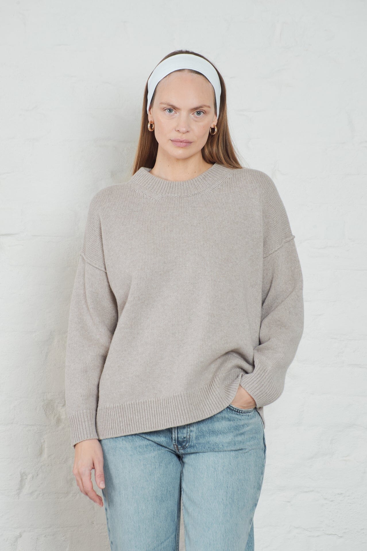 ArnieSays: Kayne Lt Beige Melange Genser