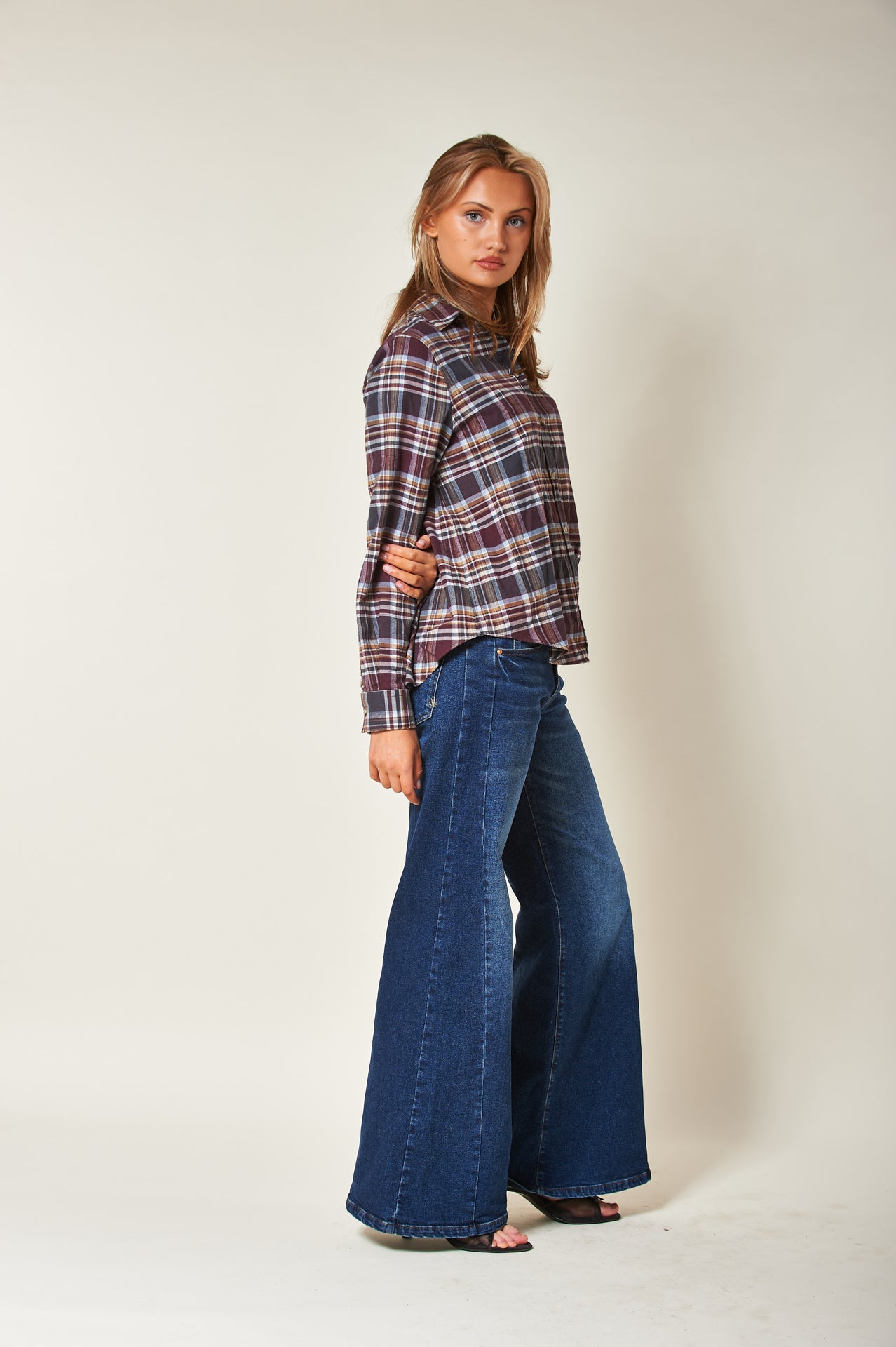 Arc Modern Tartan Burgundy
