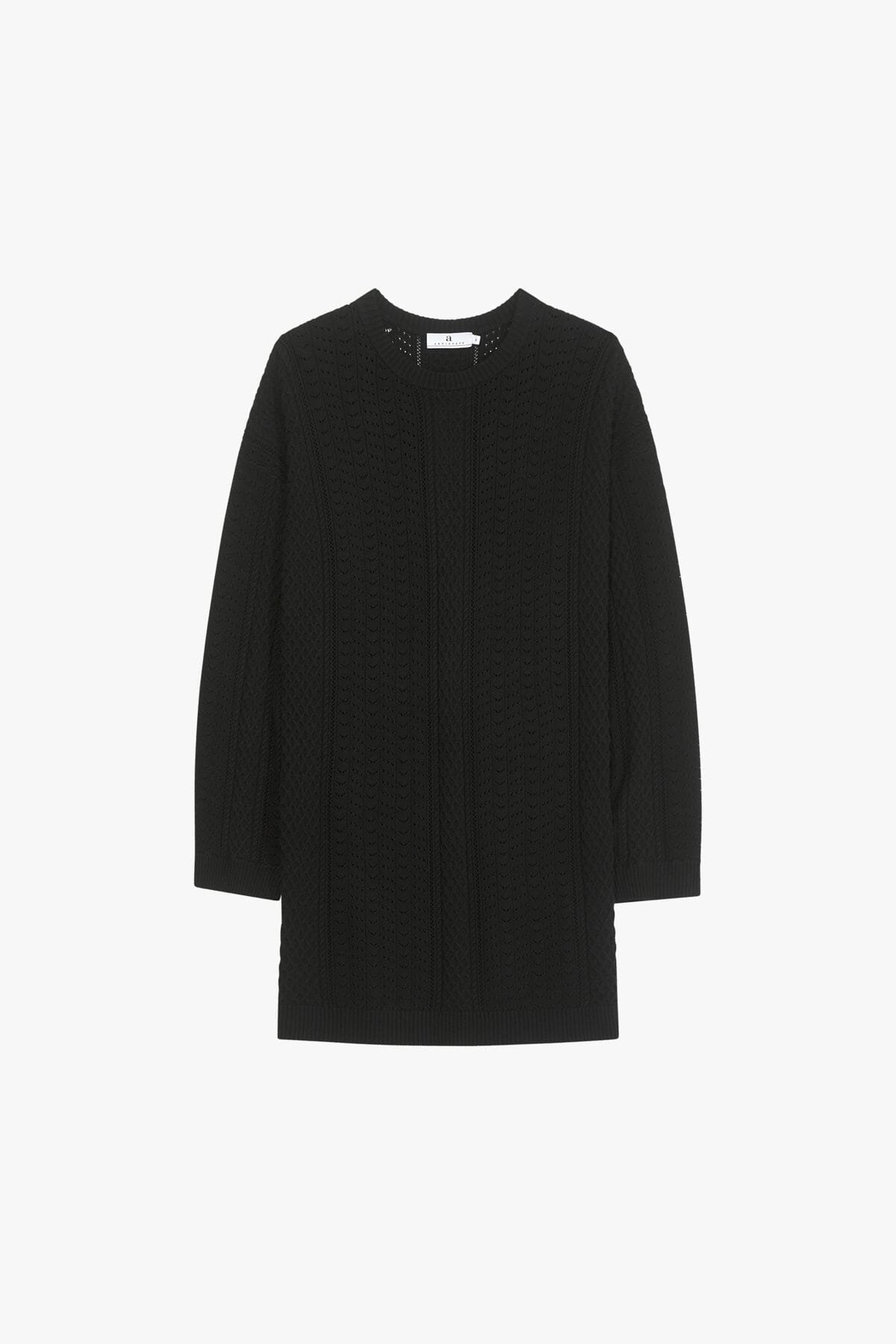 ArnieSays: Mika Mix Knit Black Kjole