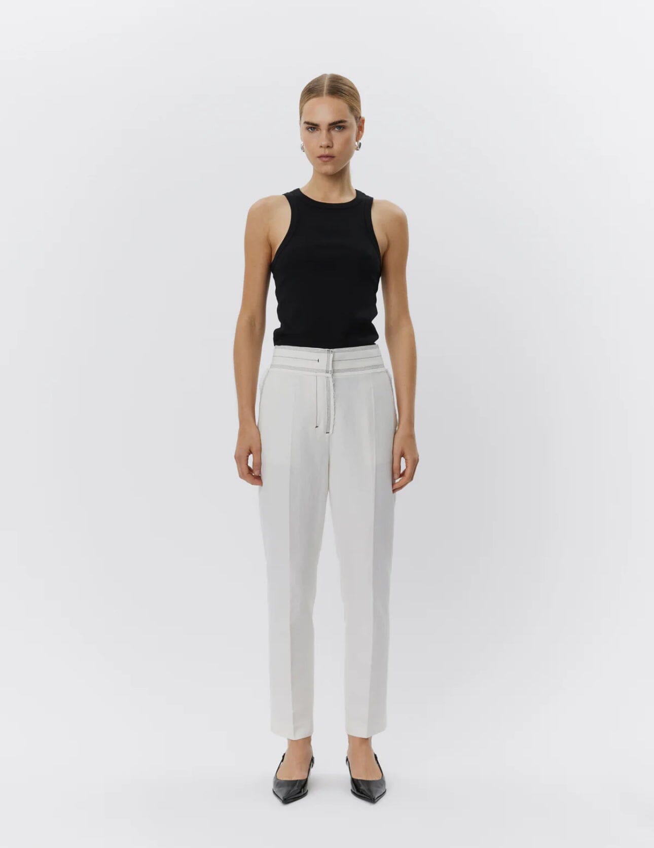 DAY Birger ét Mikkelsen Alisson - Classic Rib RD BLACK Topp