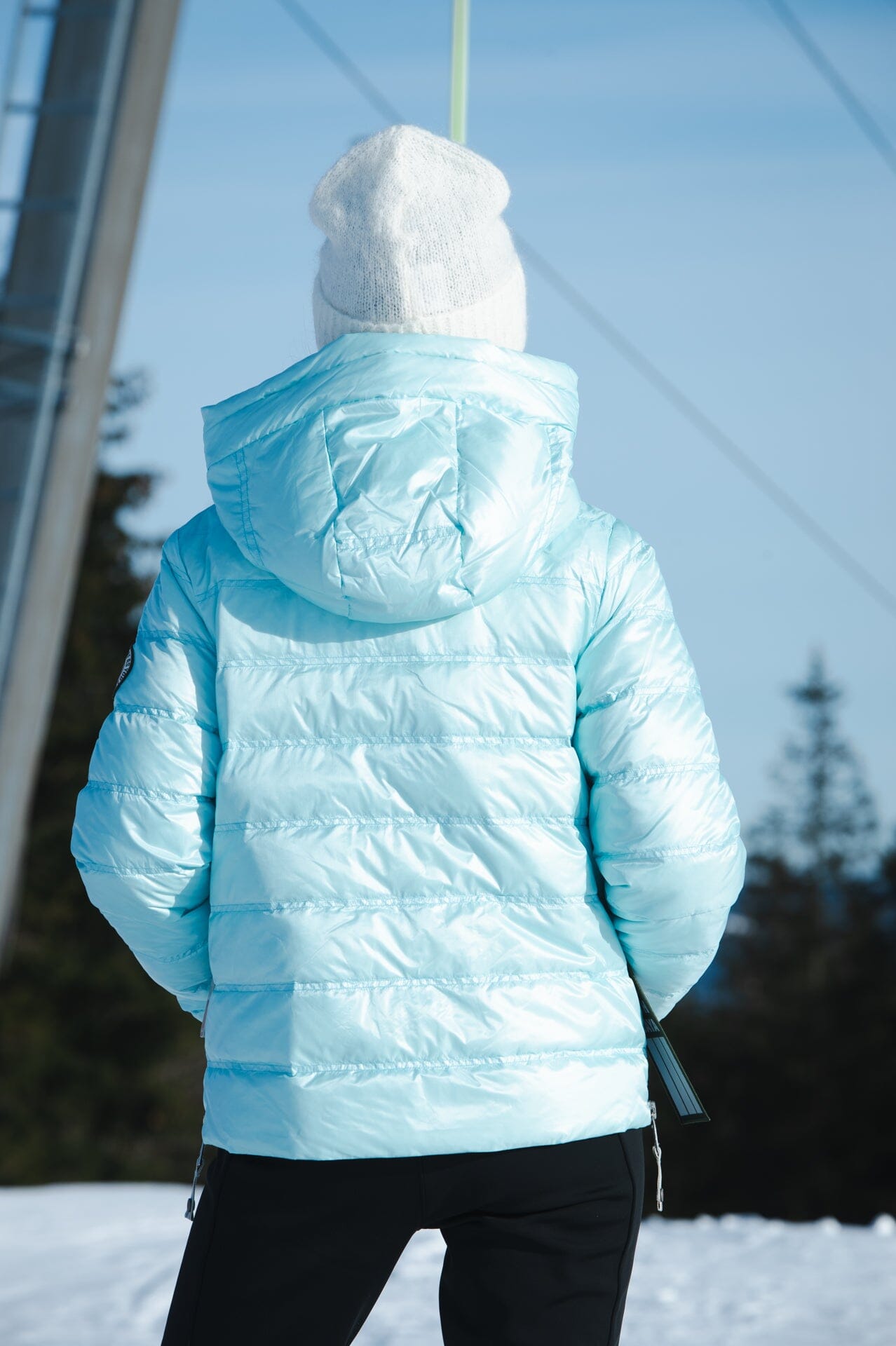 CAYA Erika Lux Light Blue Ytterplagg