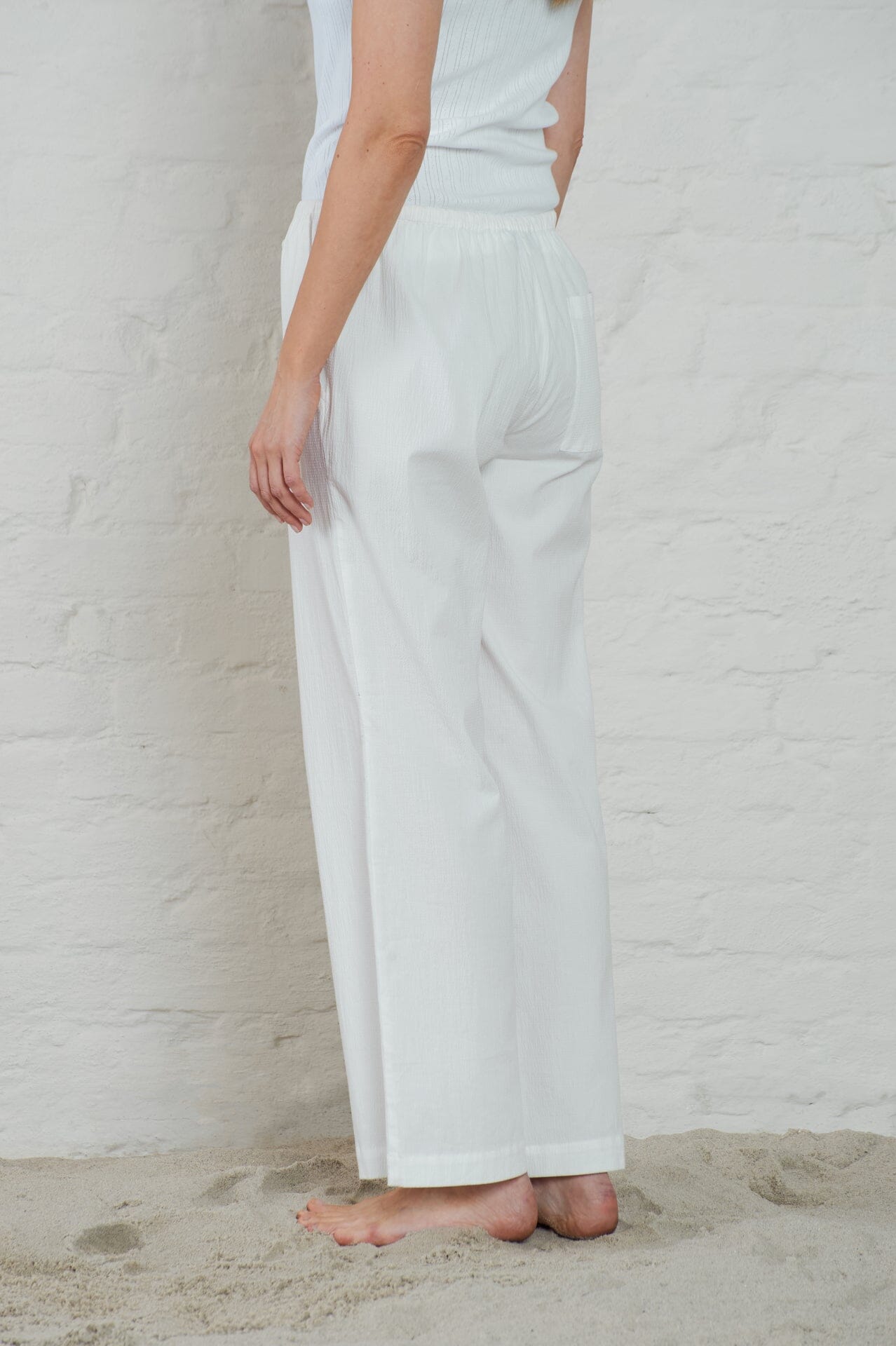 ArnieSays: Euston Seersucker Offwhite Bukse