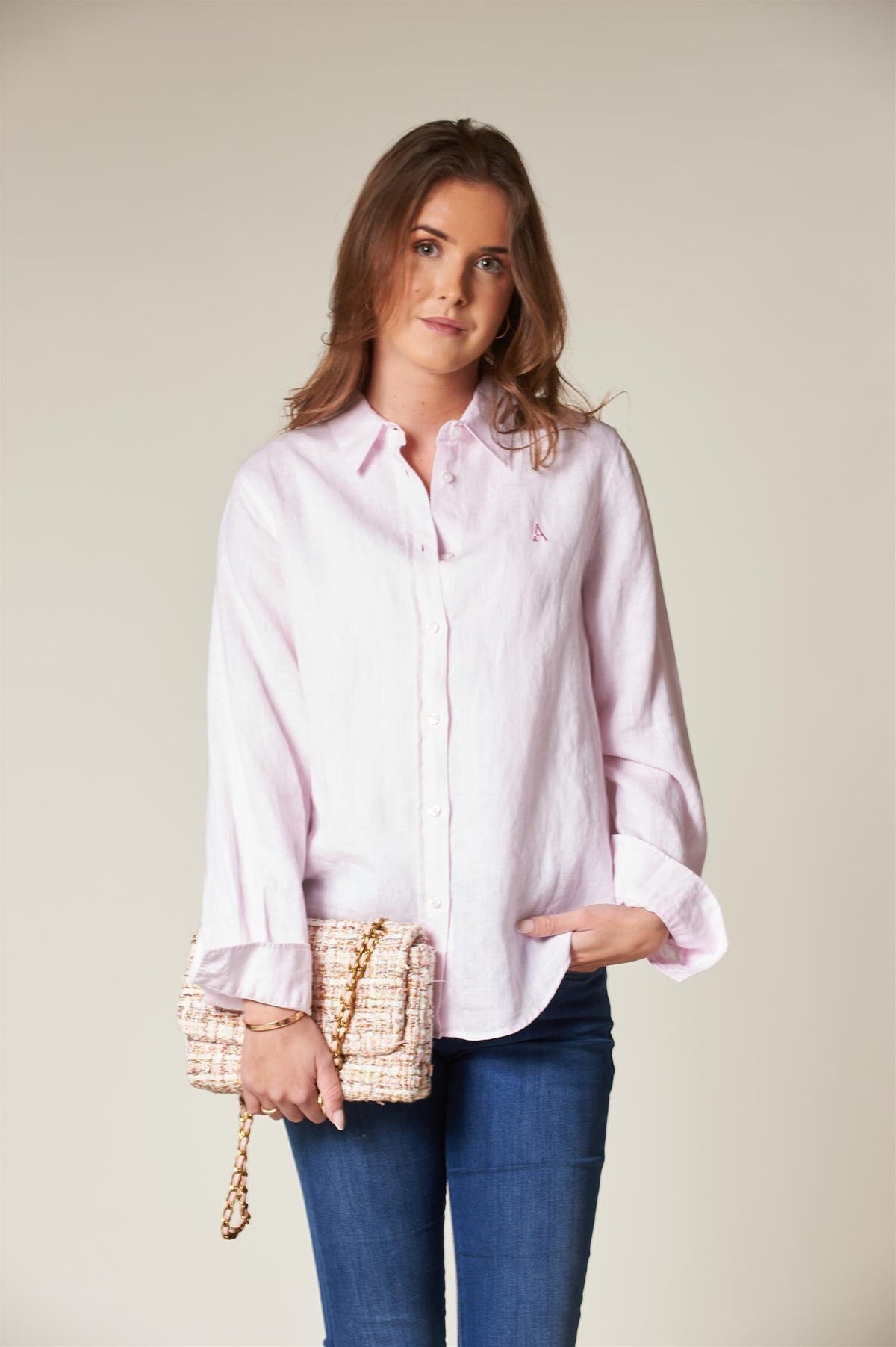 ArnieSays: ARC Linen Classic Lt Pink Skjorte