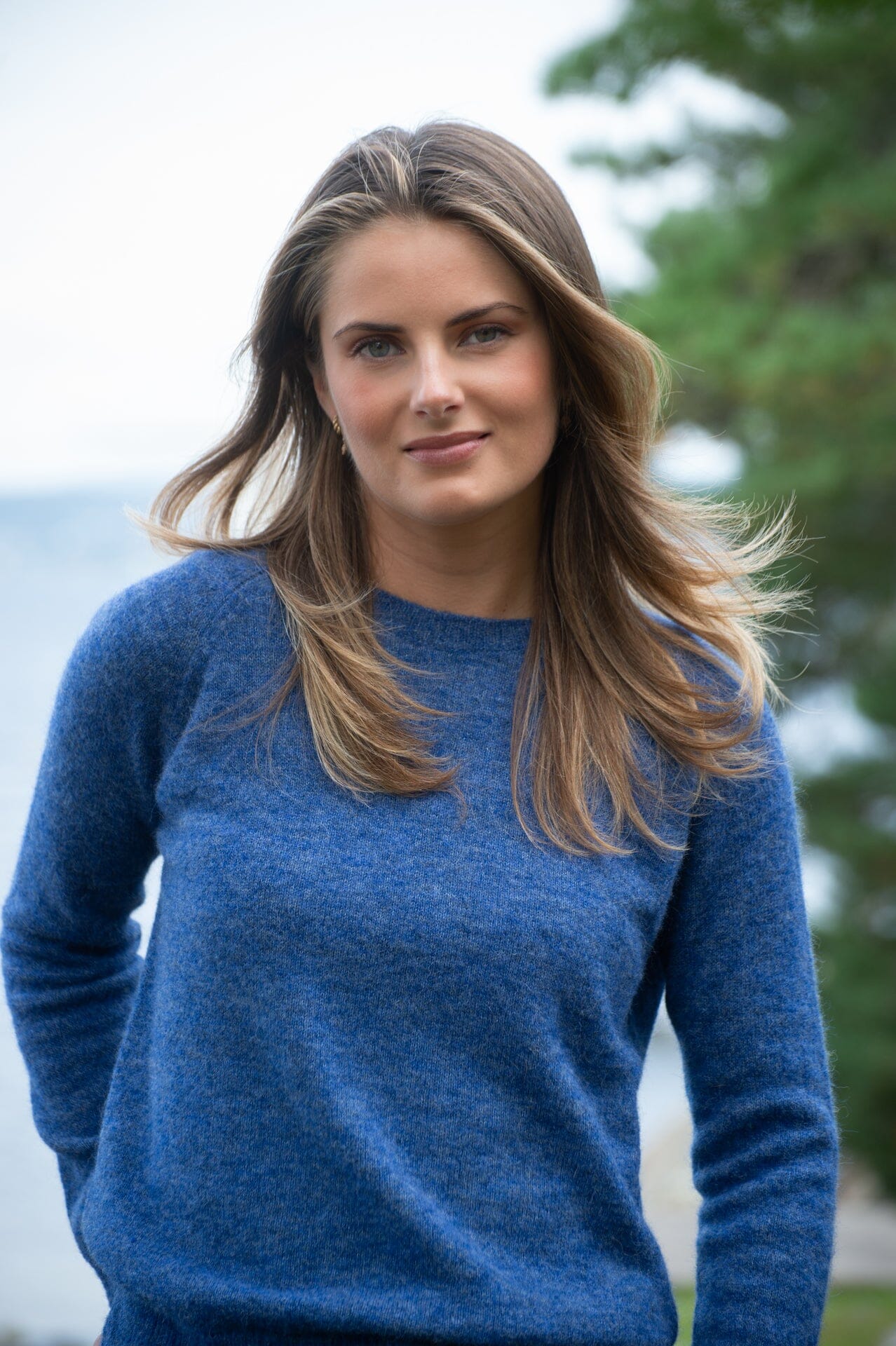 ArnieSays: Fiona Denim Blue Genser