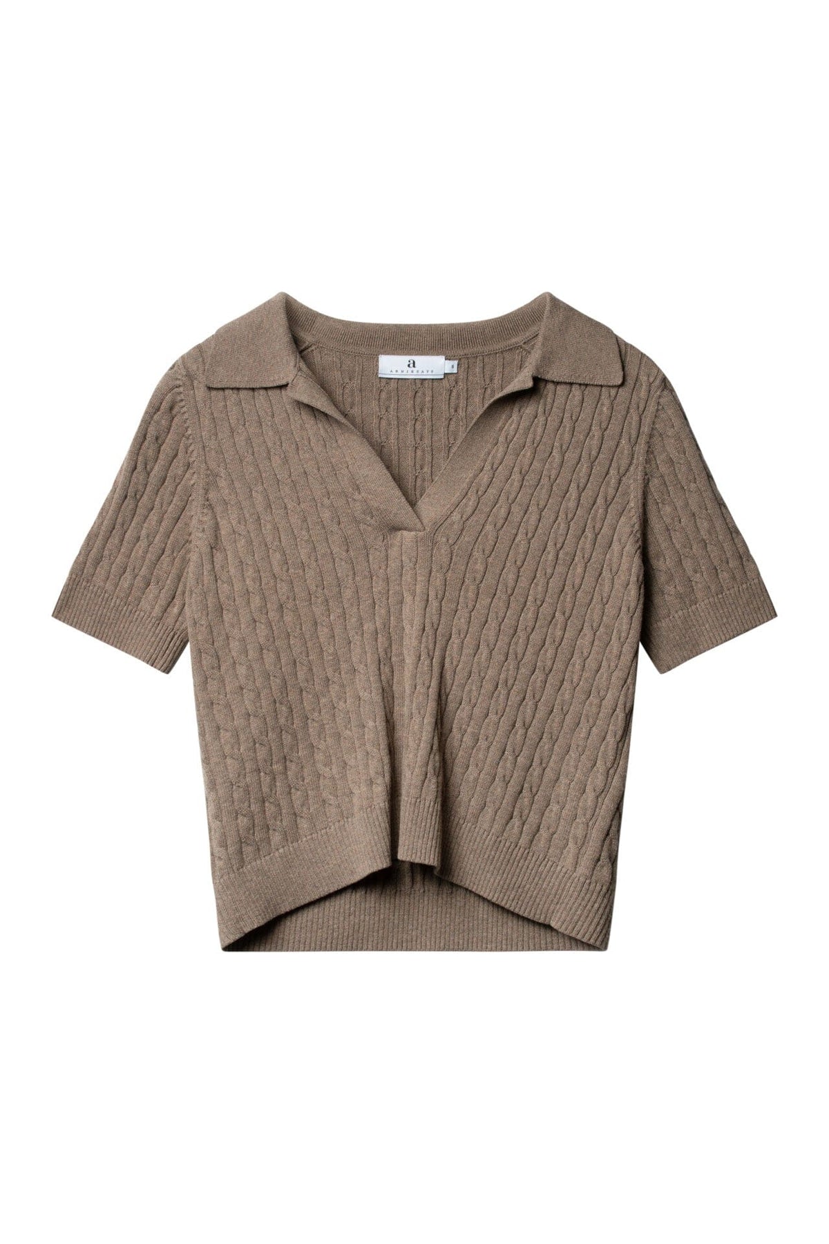ArnieSays: CLEMENT Cable Brown Melange Genser