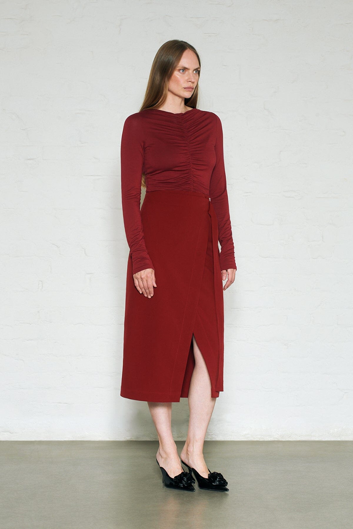 ArnieSays: Berni Viscose Deep Red T-shirt
