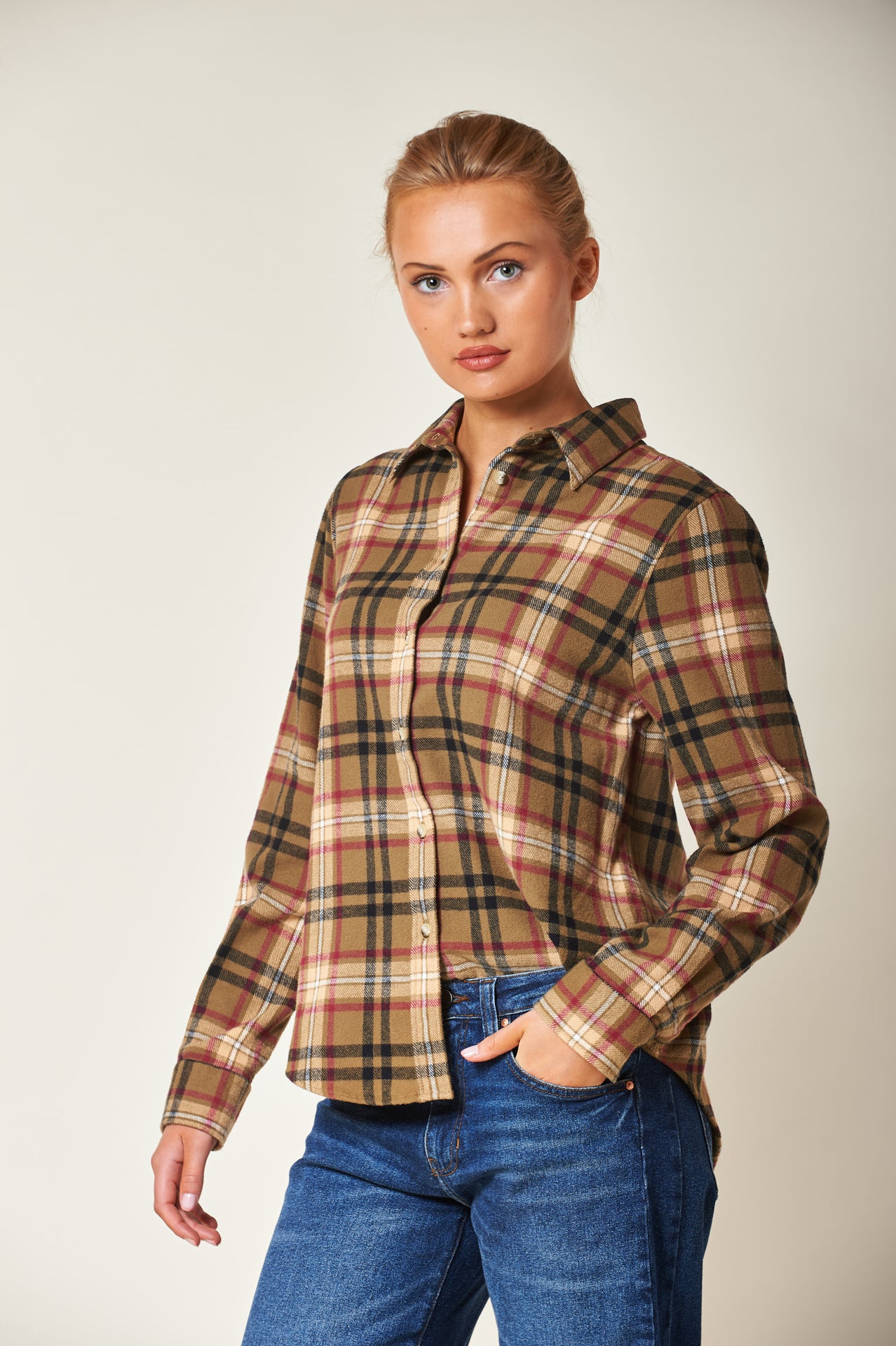 Arc Classic Tartan Khaki/Beige Combo