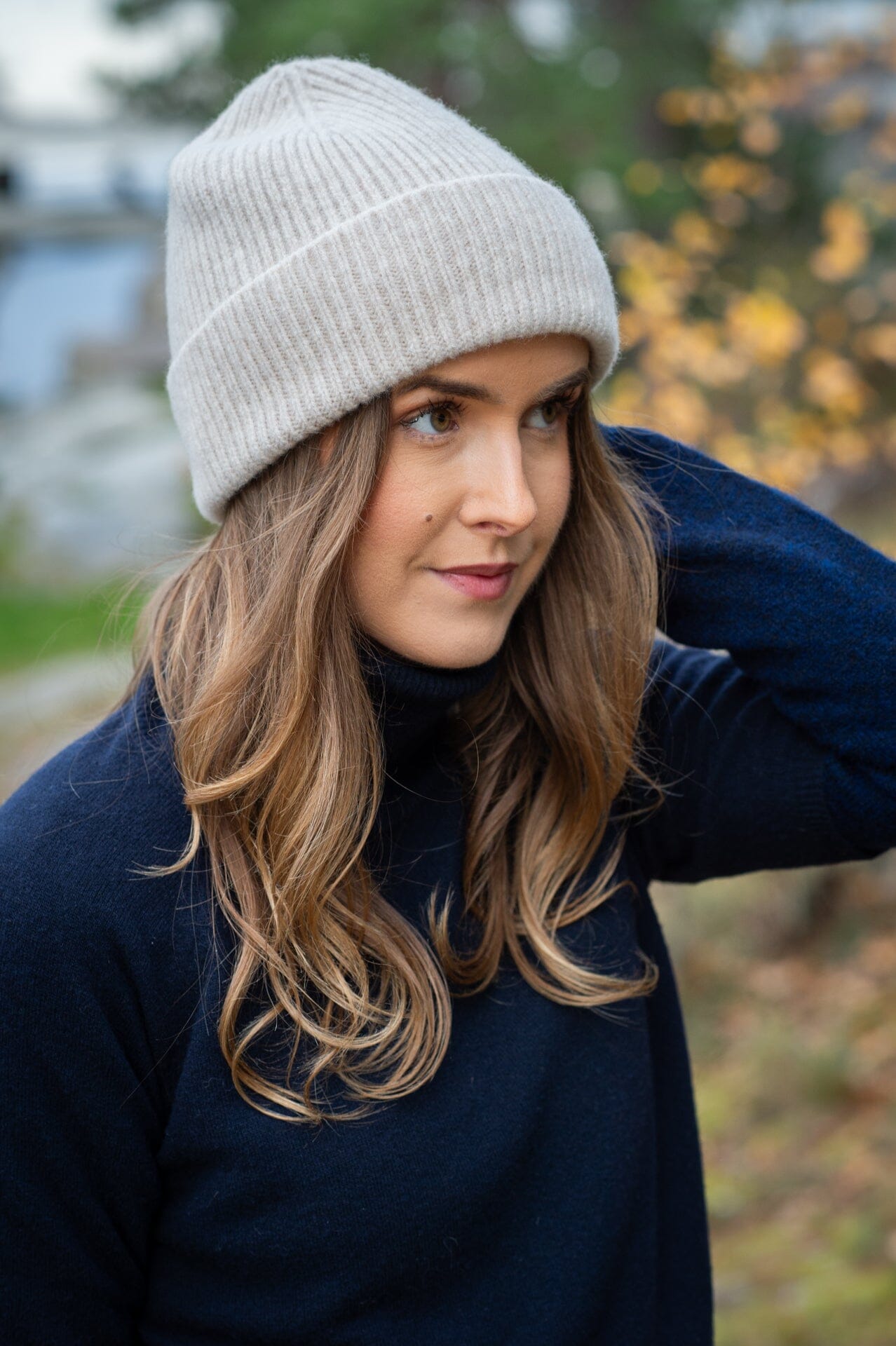 Mathiàs Clyde Lambswool Camel Oat Hodeplagg