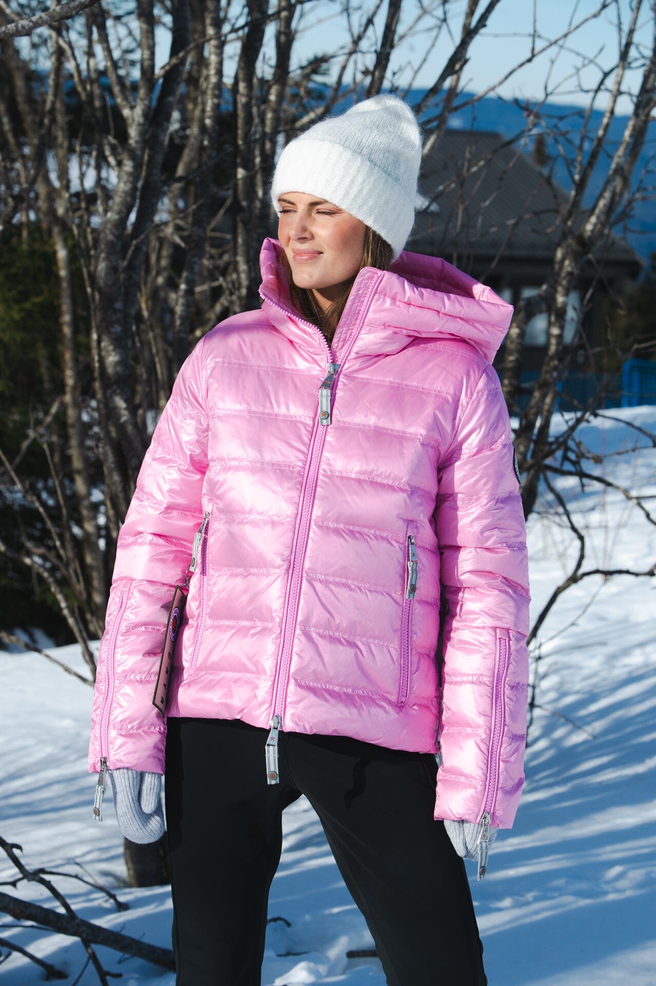 CAYA Erika Lux Pink Ytterplagg