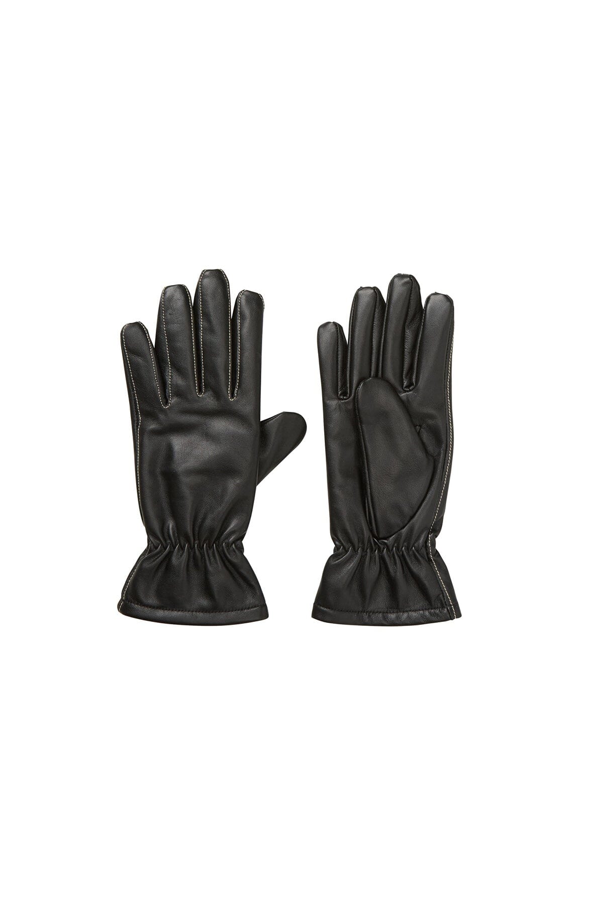 Beck Söndergaard Smooth Leather Gloves Black Tilbehør