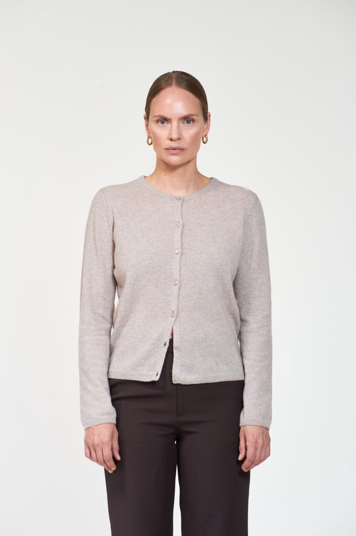 ArnieSays: CALAIS Lt Beige Melange Genser