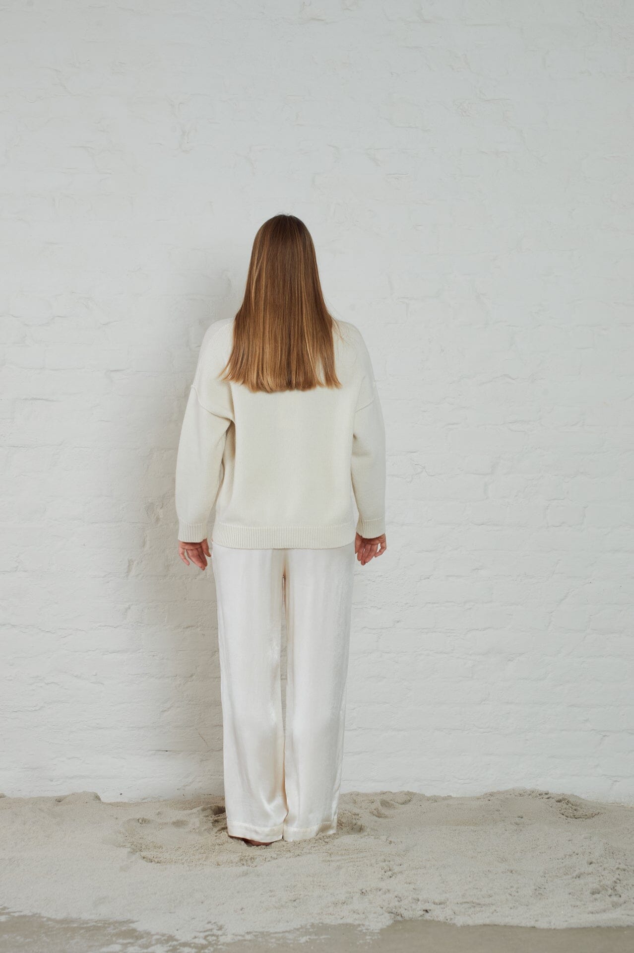 ArnieSays: Euston Satin Cream Bukse
