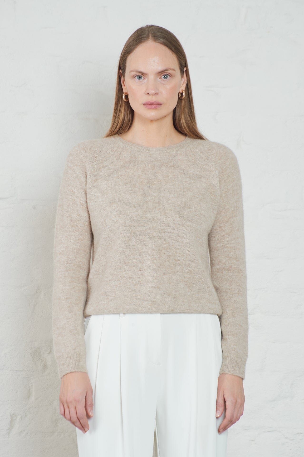 ArnieSays: Fiona Summer Lt Beige Melange Genser