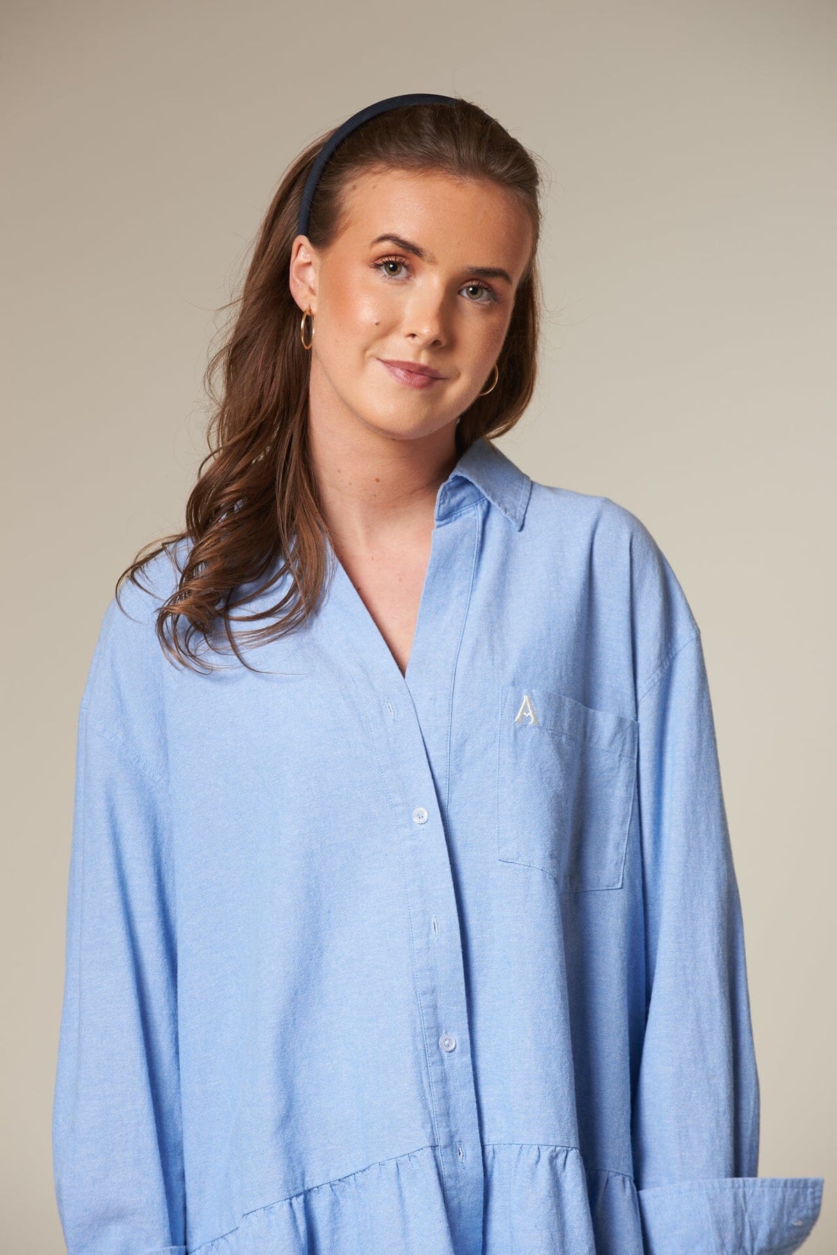 ArnieSays: SAN REMO Chambray Lt Blue Kjole