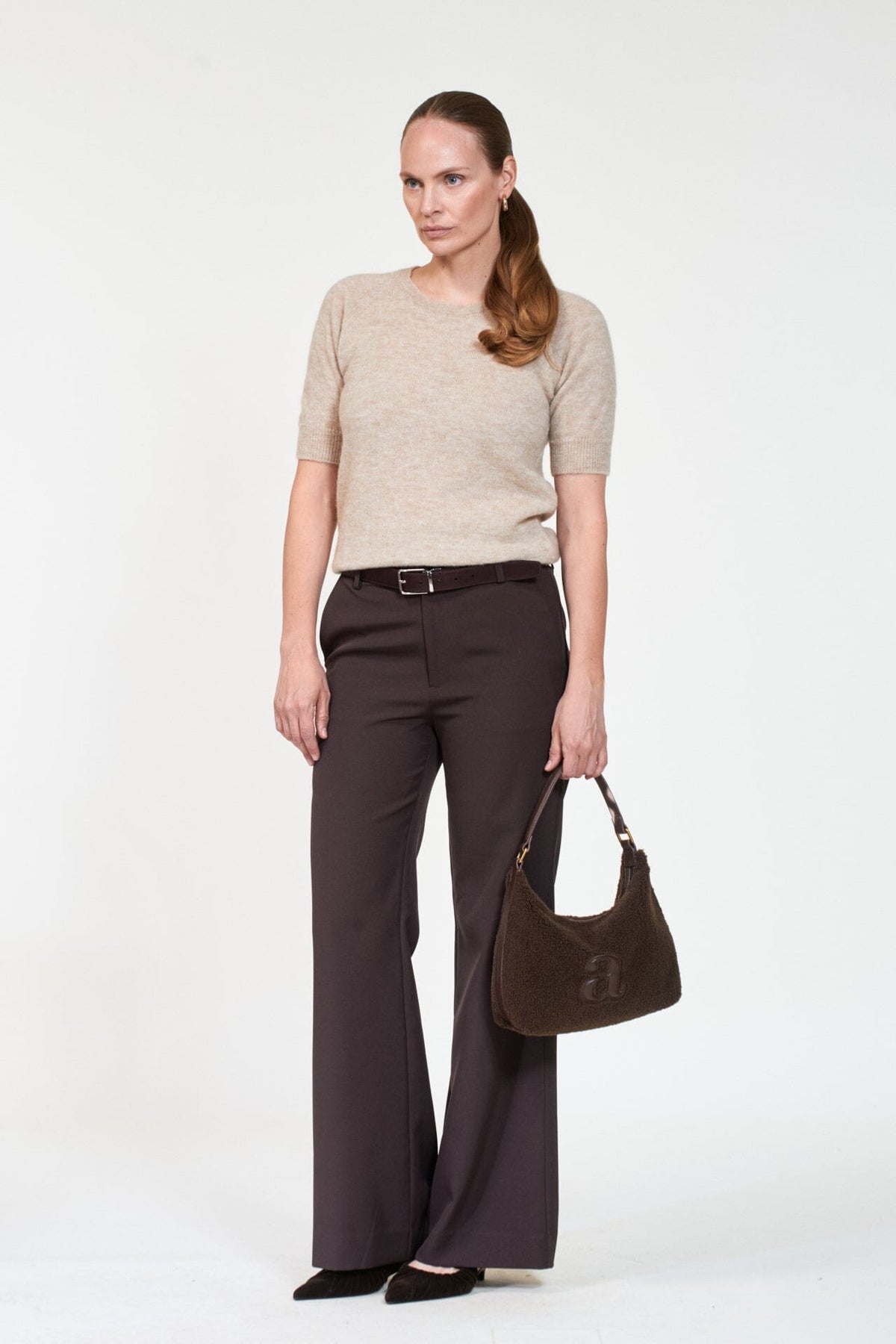 ArnieSays: GEORGINA Lt Beige Melange Genser