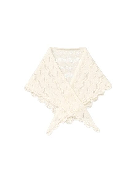 Beck Söndergaard Opany Triangle Scarf Birch White Tilbehør