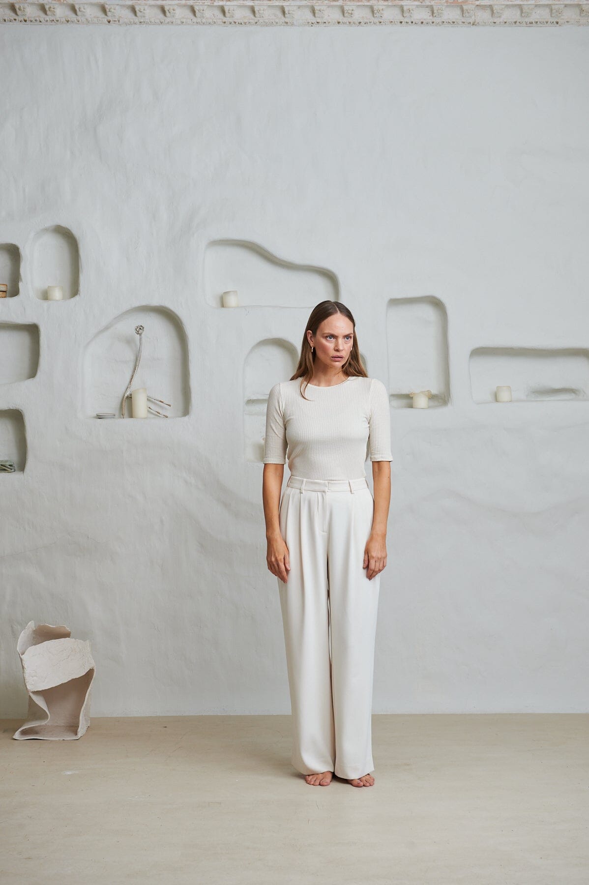 ArnieSays: Alba Lyocell Rib Ecru Topp