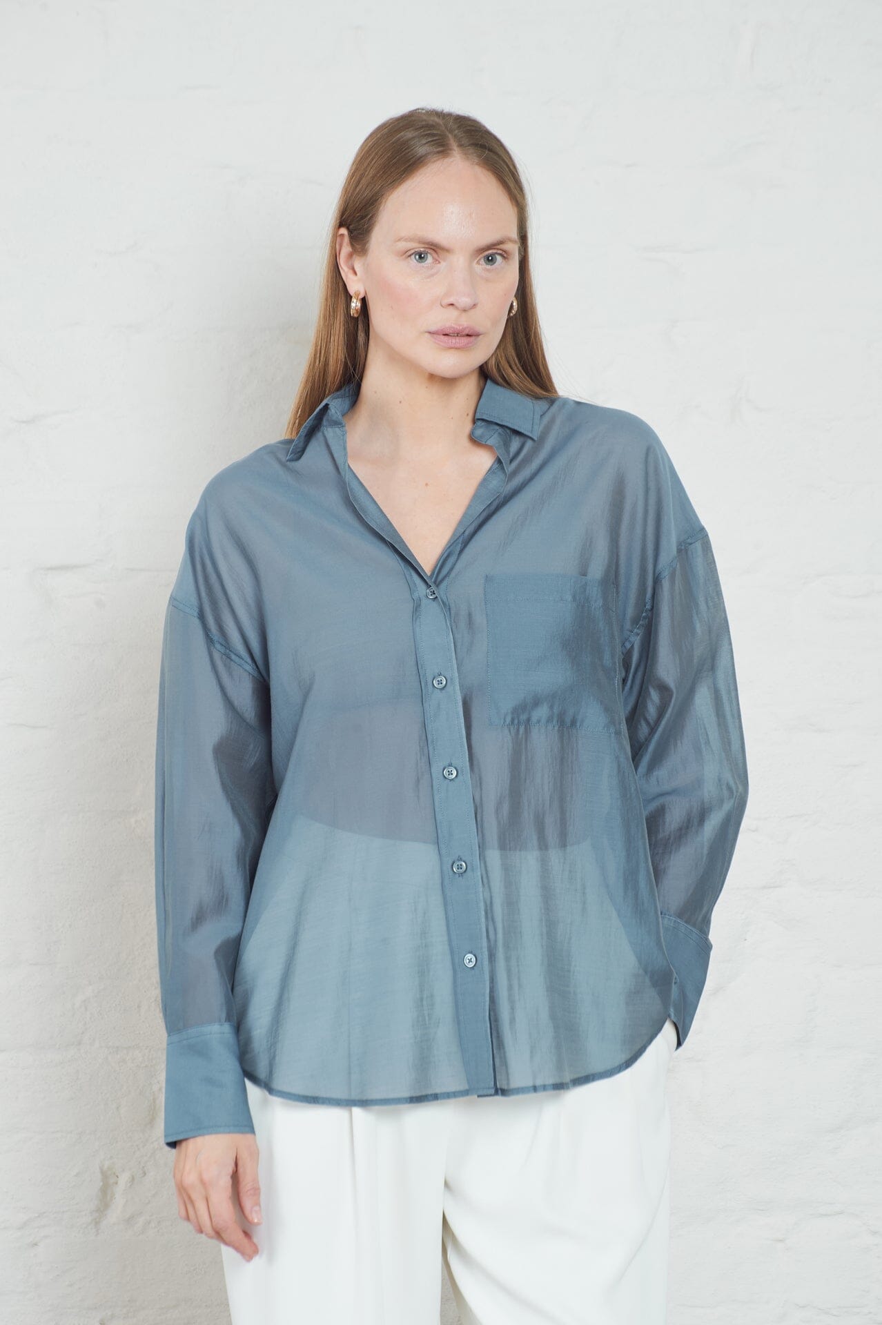 ArnieSays: Rocha Sheer Dusty Denim Skjorte