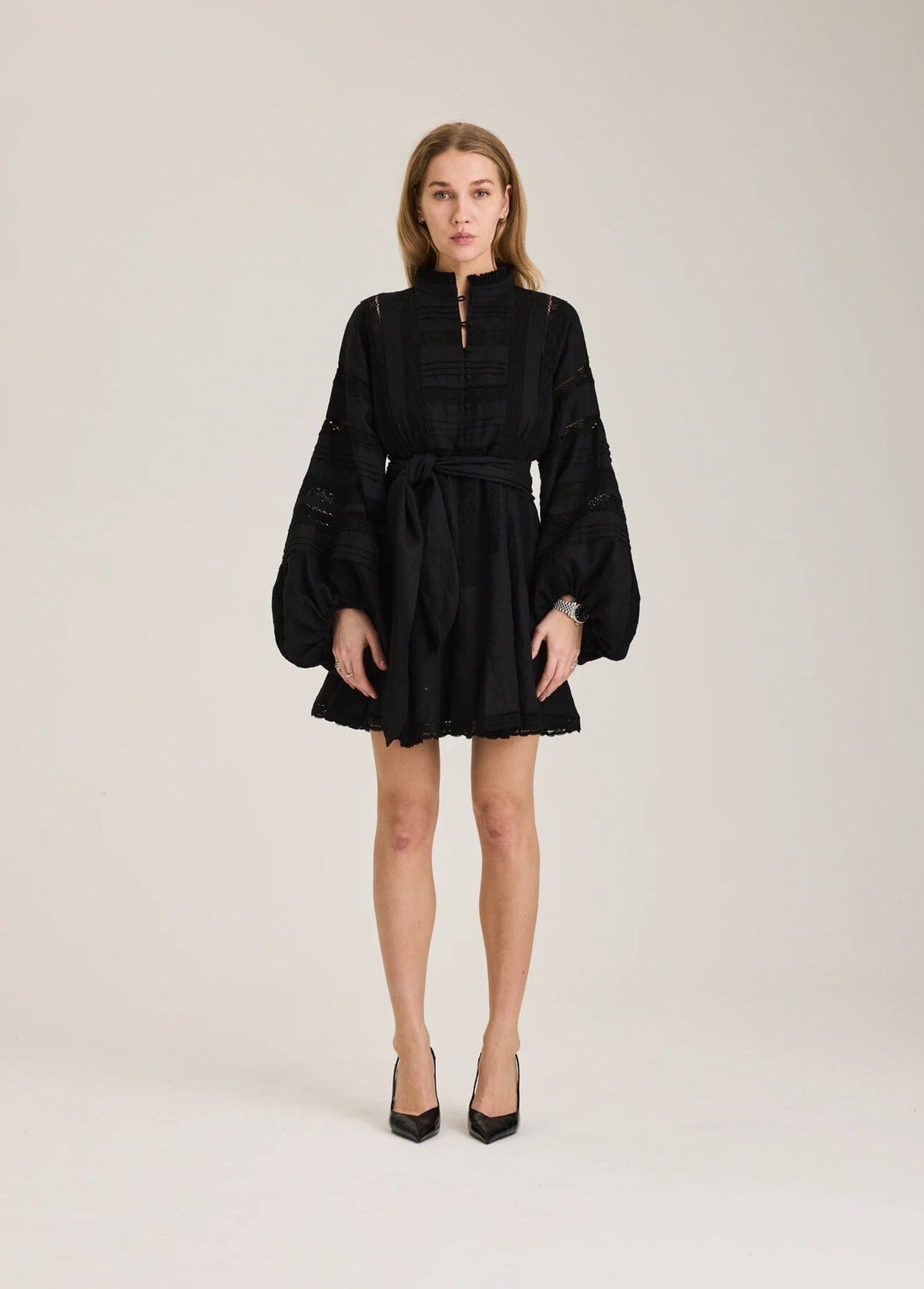 RAVN RAVN LitaRV Autumn Dress Black Kjole