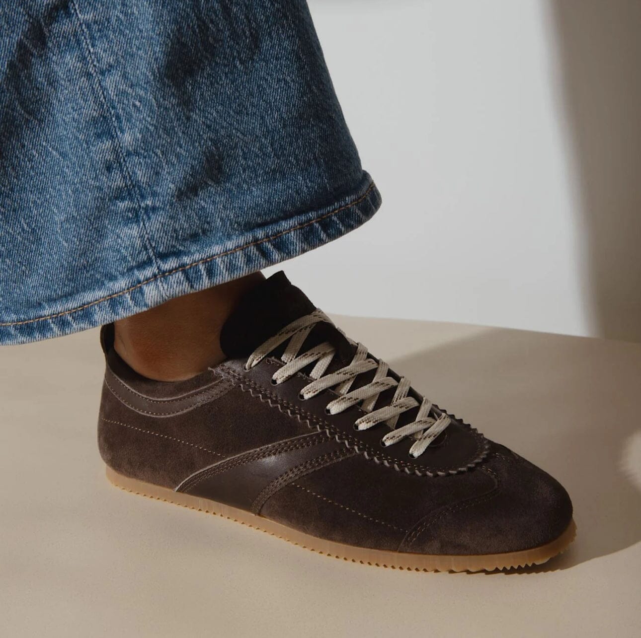 Jim Rickey Ghost Suede/Leather Truffle Sko