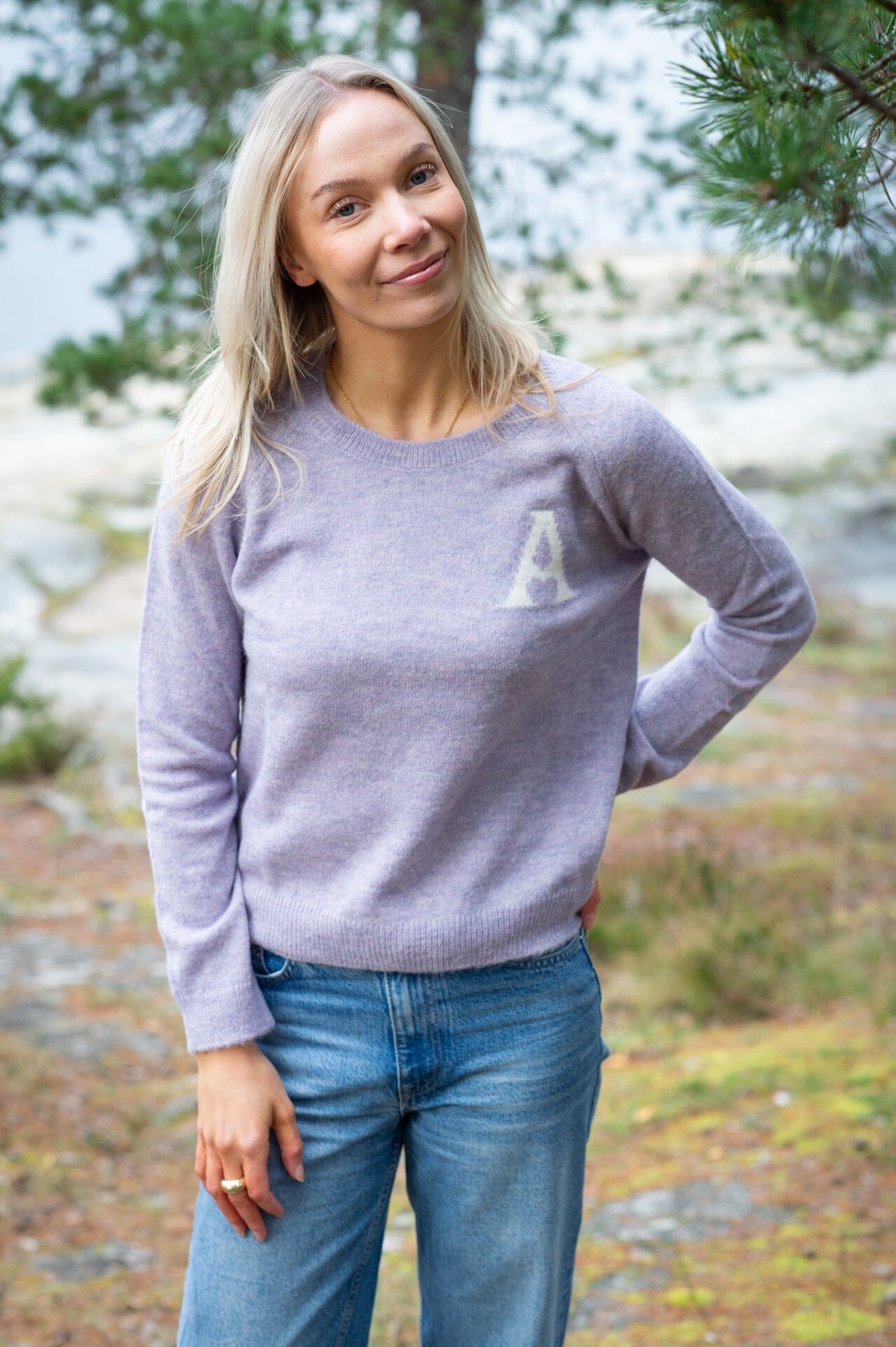 ArnieSays: Fiona Heart Lilac Genser