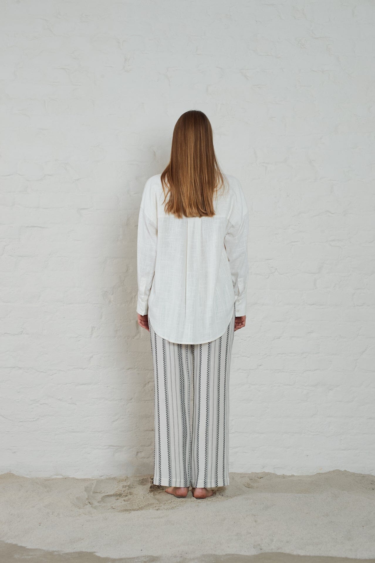 ArnieSays: Hills Linen Blend Offwhite Skjorte