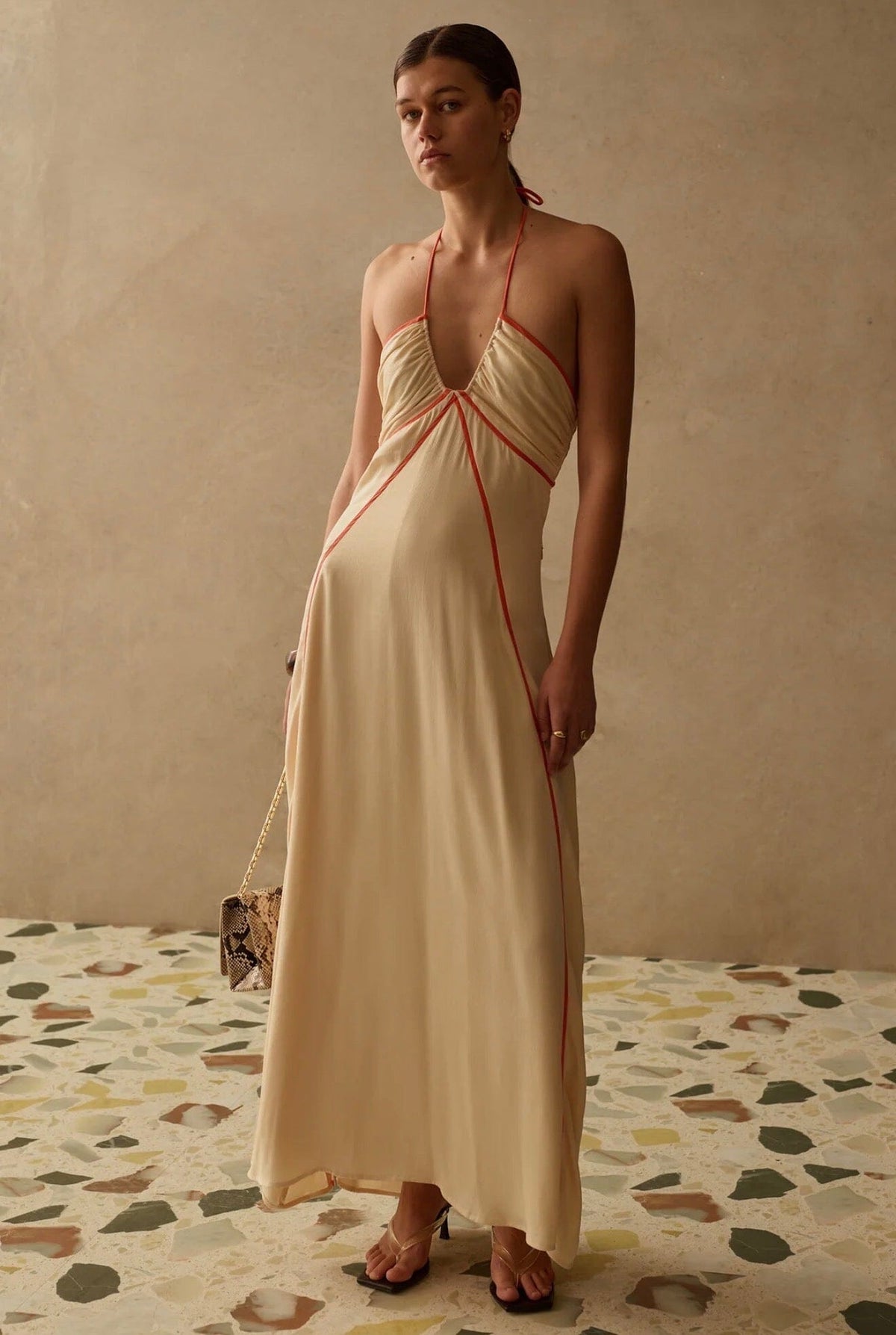 Sancia SLOANE DRESS CORAL Kjole