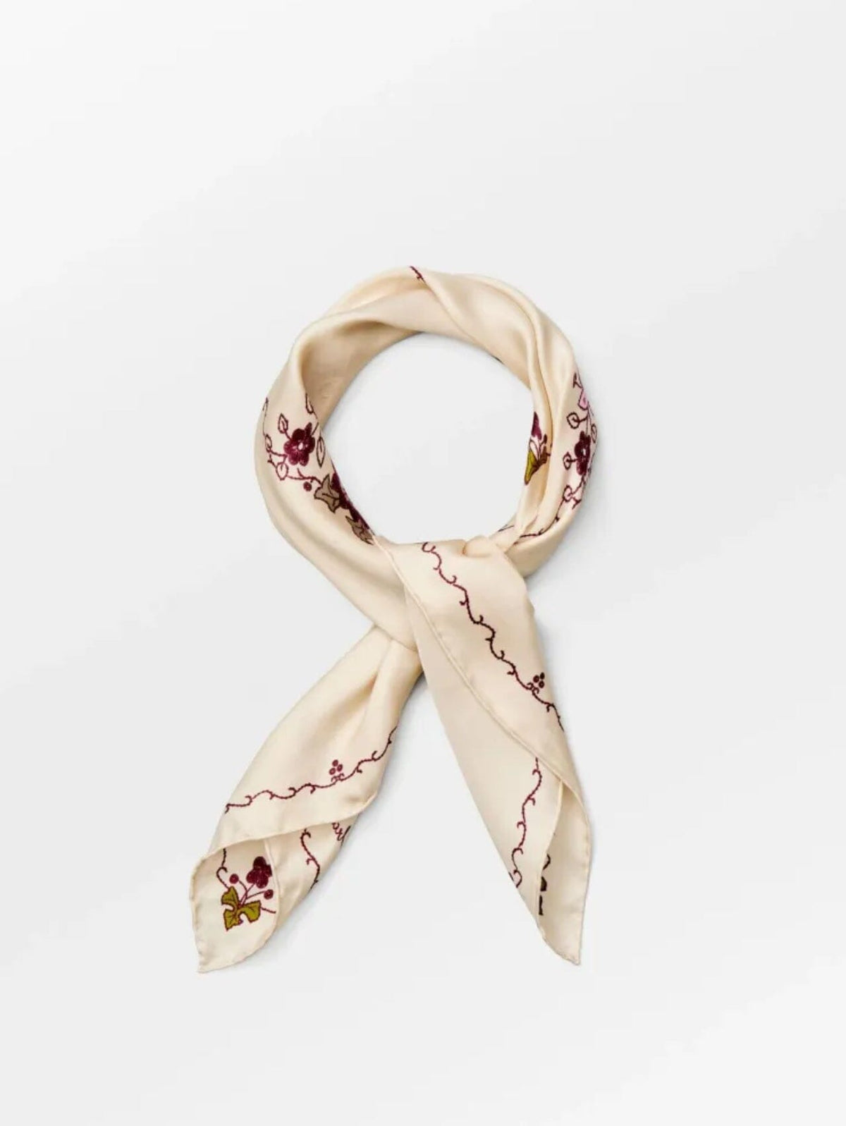 Beck Söndergaard Brodaria Sia Scarf Birch White Tilbehør