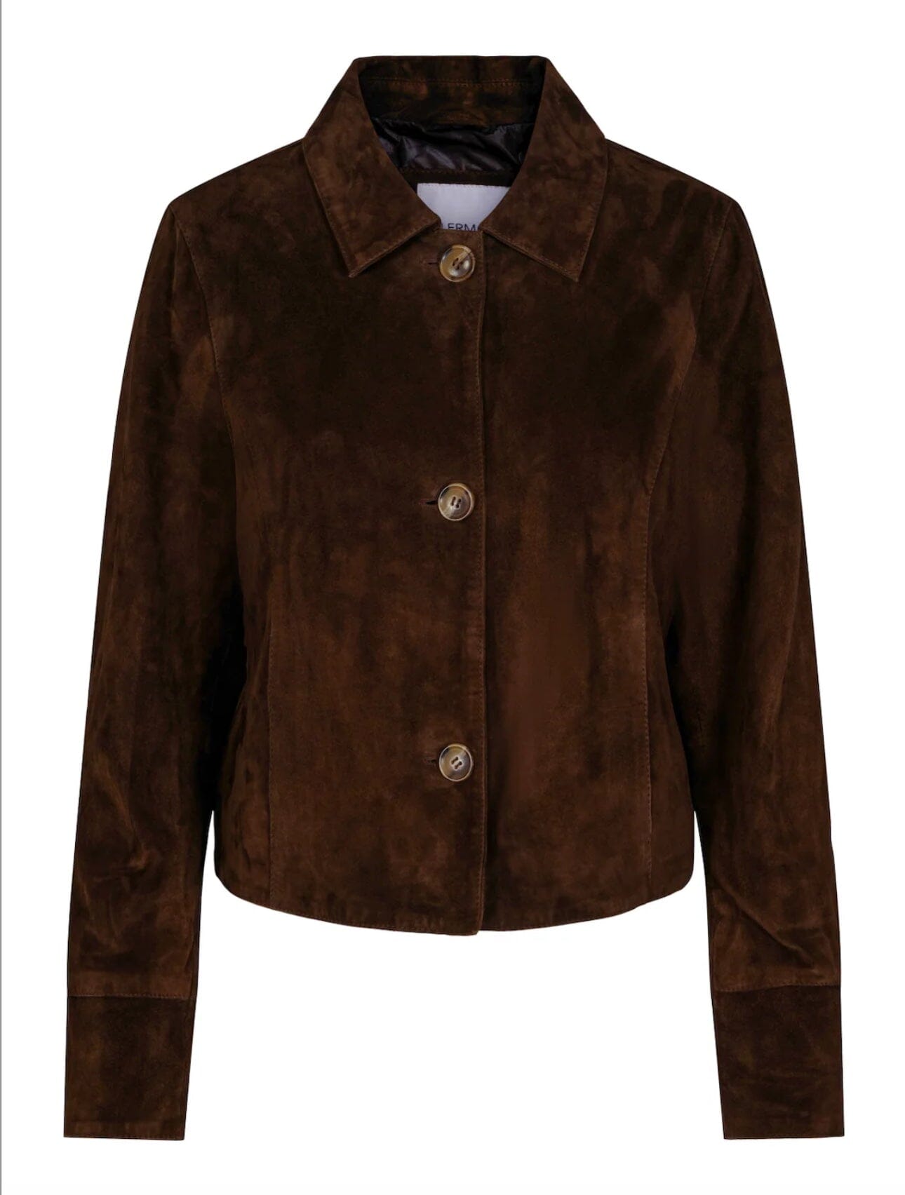 Clermonte Allie Suede Jacket Dk Brown Ytterplagg