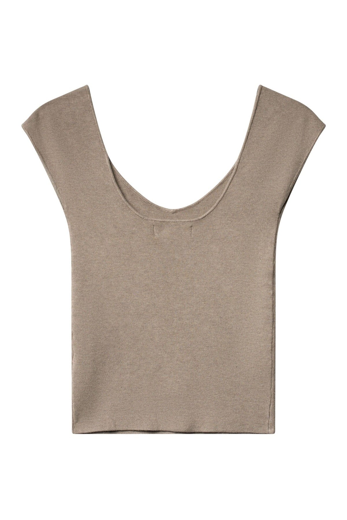 ArnieSays: Dana Top Brown Melange Topp