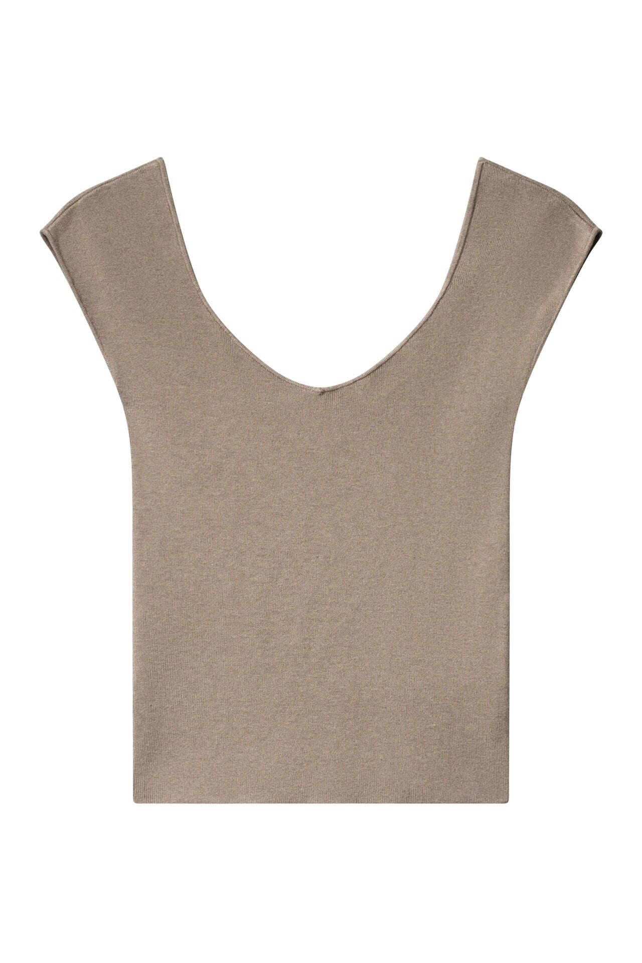 ArnieSays: Dana Top Brown Melange Topp