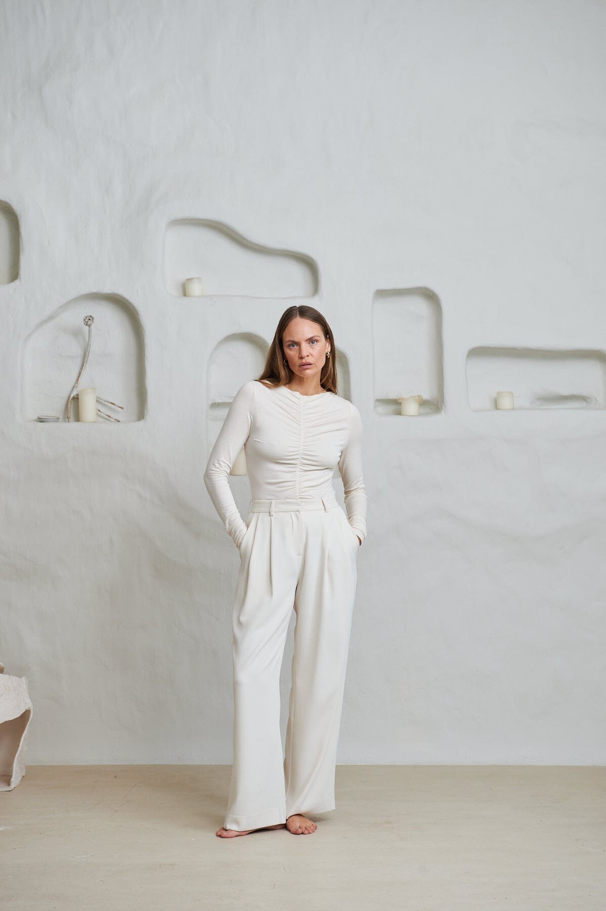 ArnieSays: Berni Viscose Ecru Topp