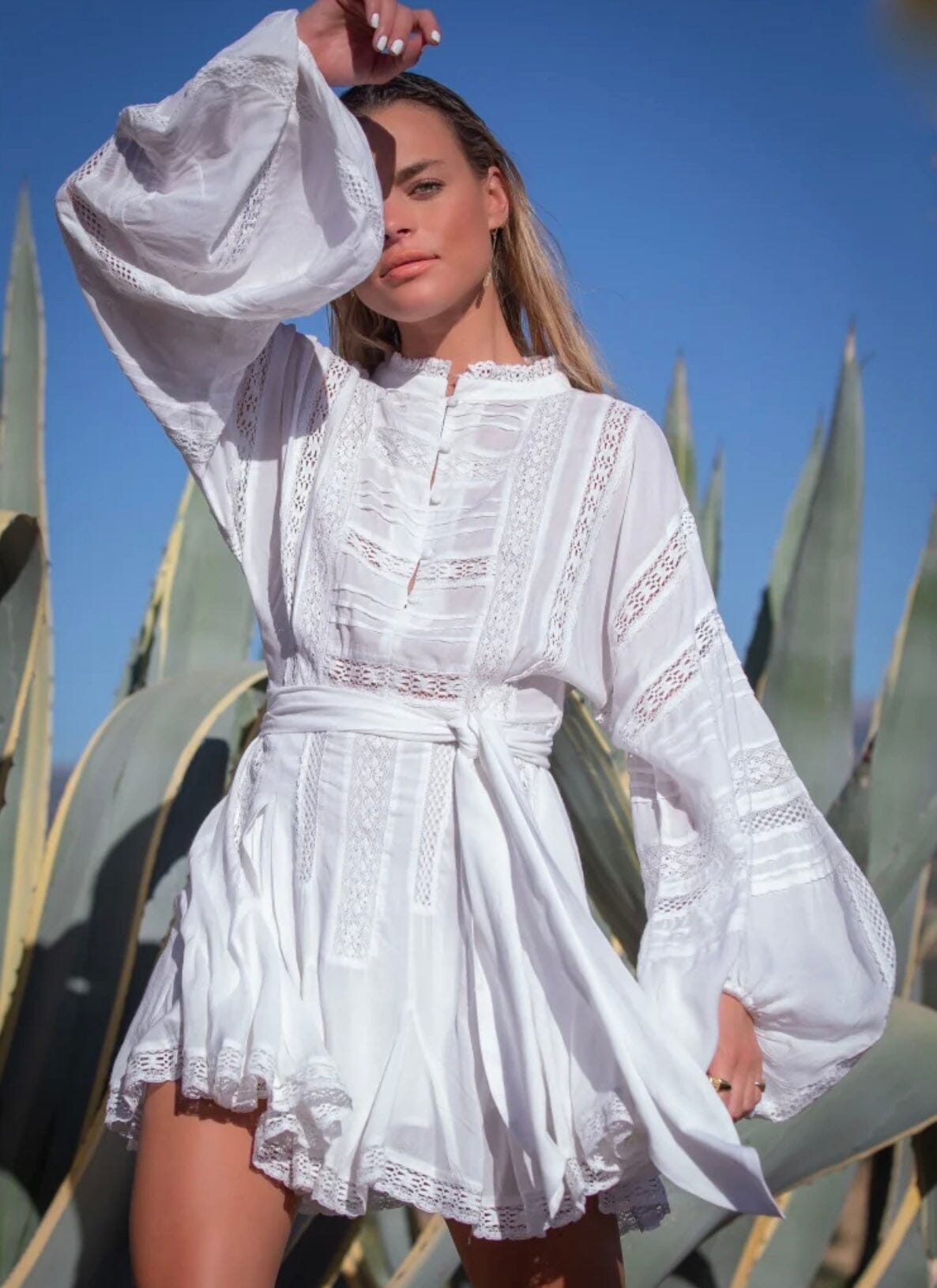 RAVN RAVN LitaRV Dress White Kjole
