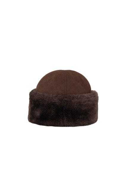 Beck Söndergaard Dora Shearling Hat Chocolate Torte Hodeplagg
