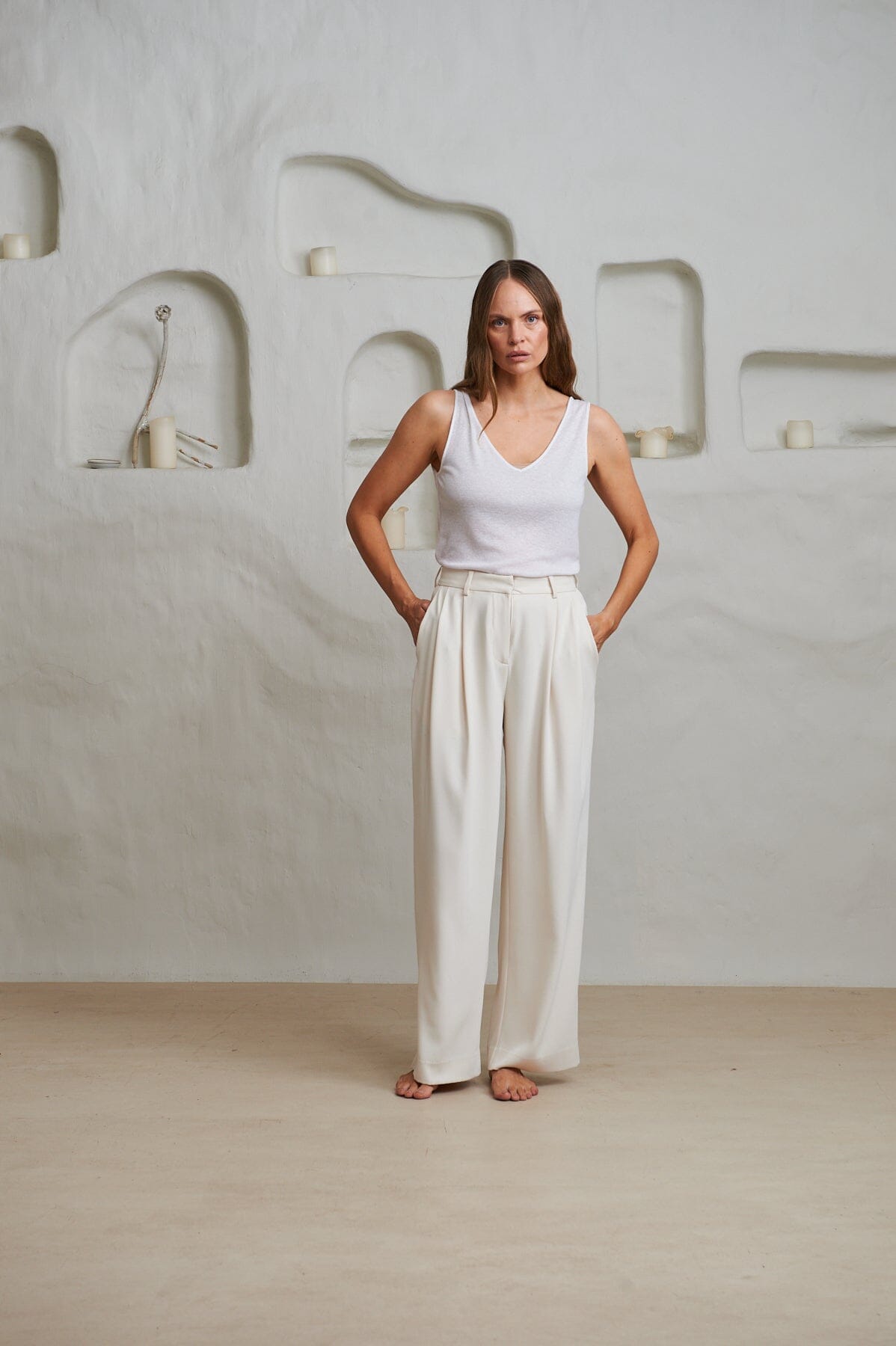 ArnieSays: Jasmien Linen White T-shirt