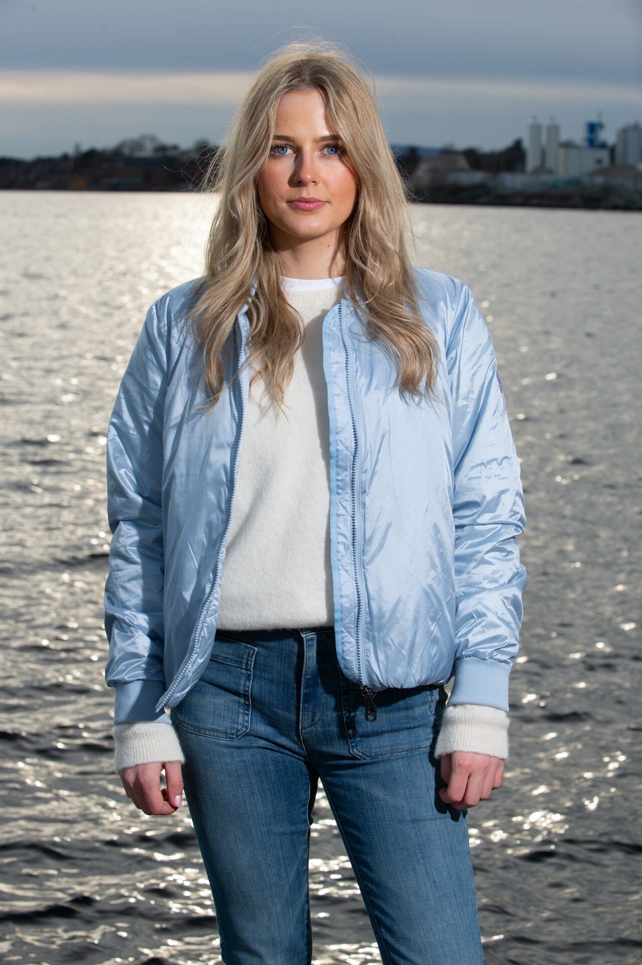 Monel Fanny Ice Blue Ytterplagg