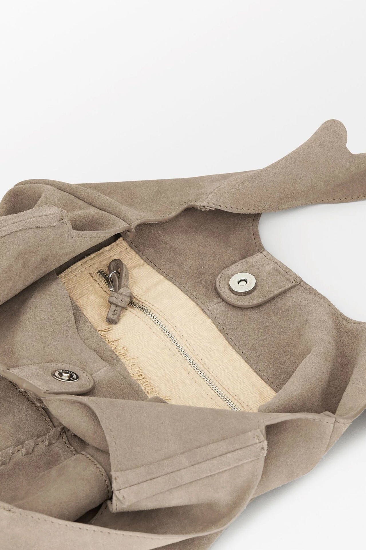 Beck Söndergaard Suede Demi Bag Moral Gray Tilbehør