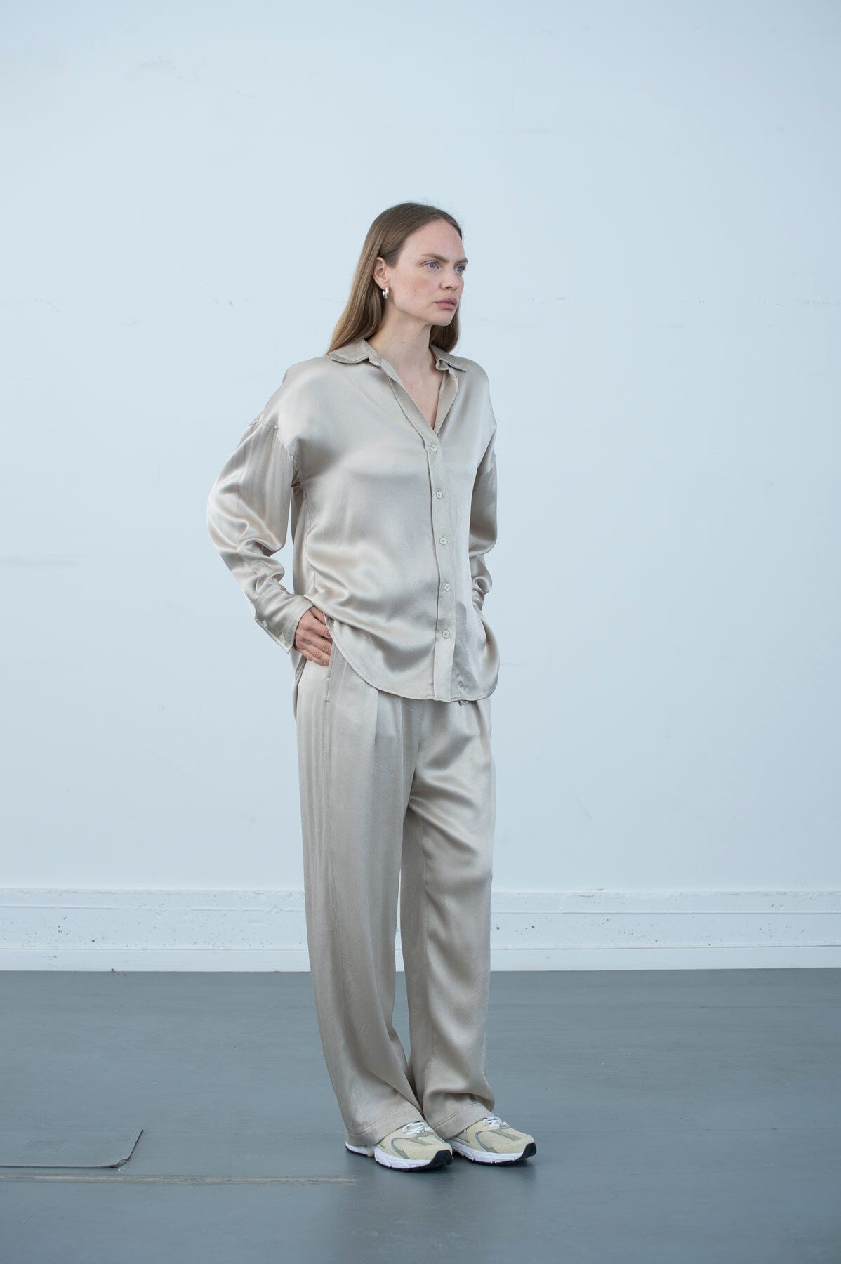 ArnieSays: Rocha Satin Champagne Skjorte