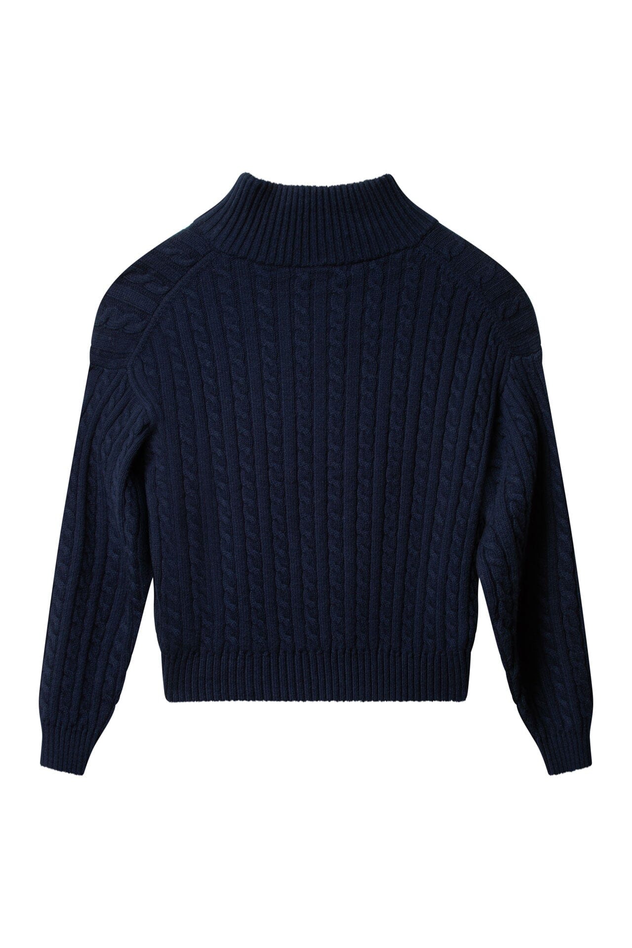 ArnieSays: MADELYN Cable Dk Navy Genser