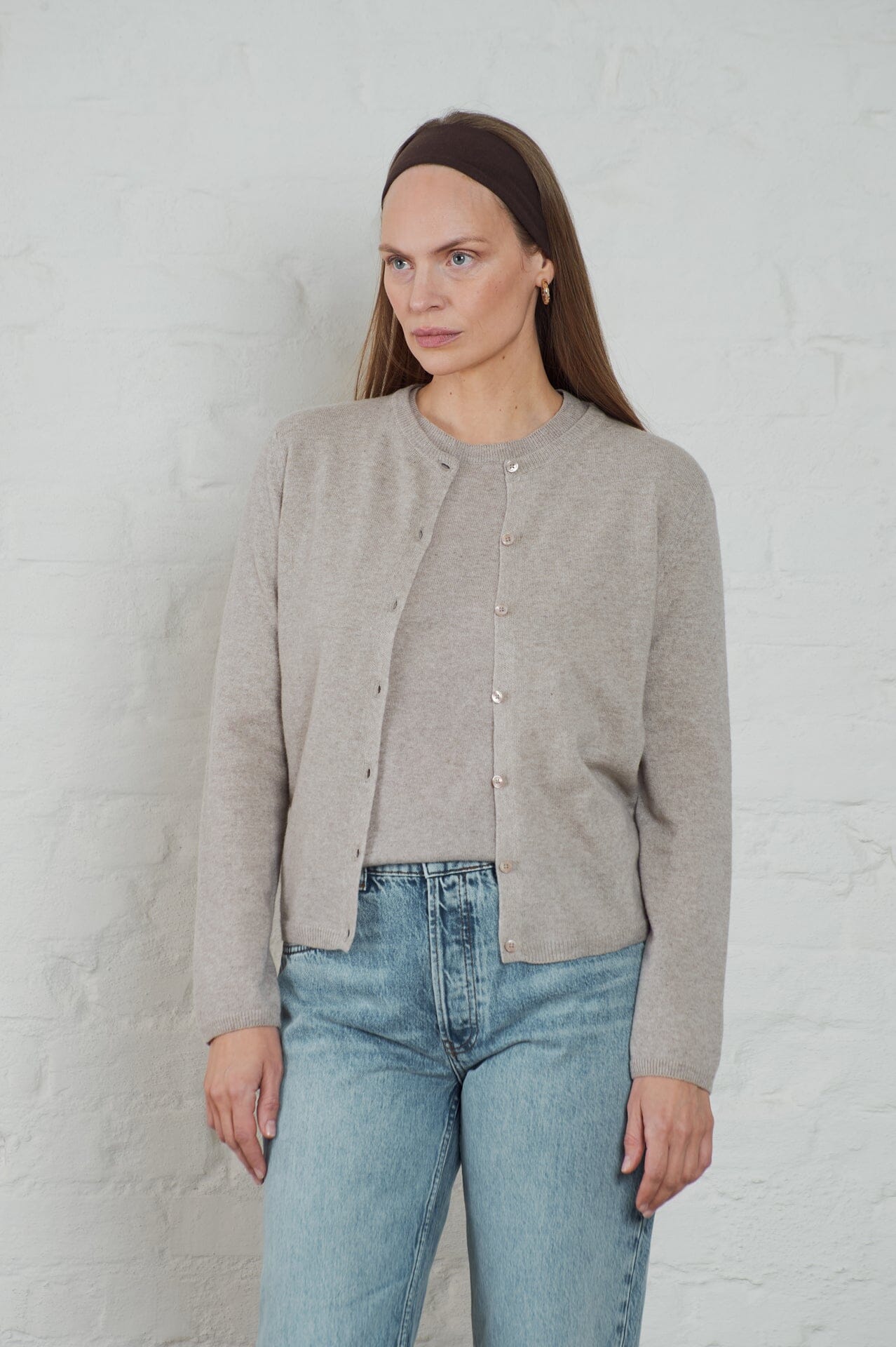 ArnieSays: Calais Lt Beige Melange Genser